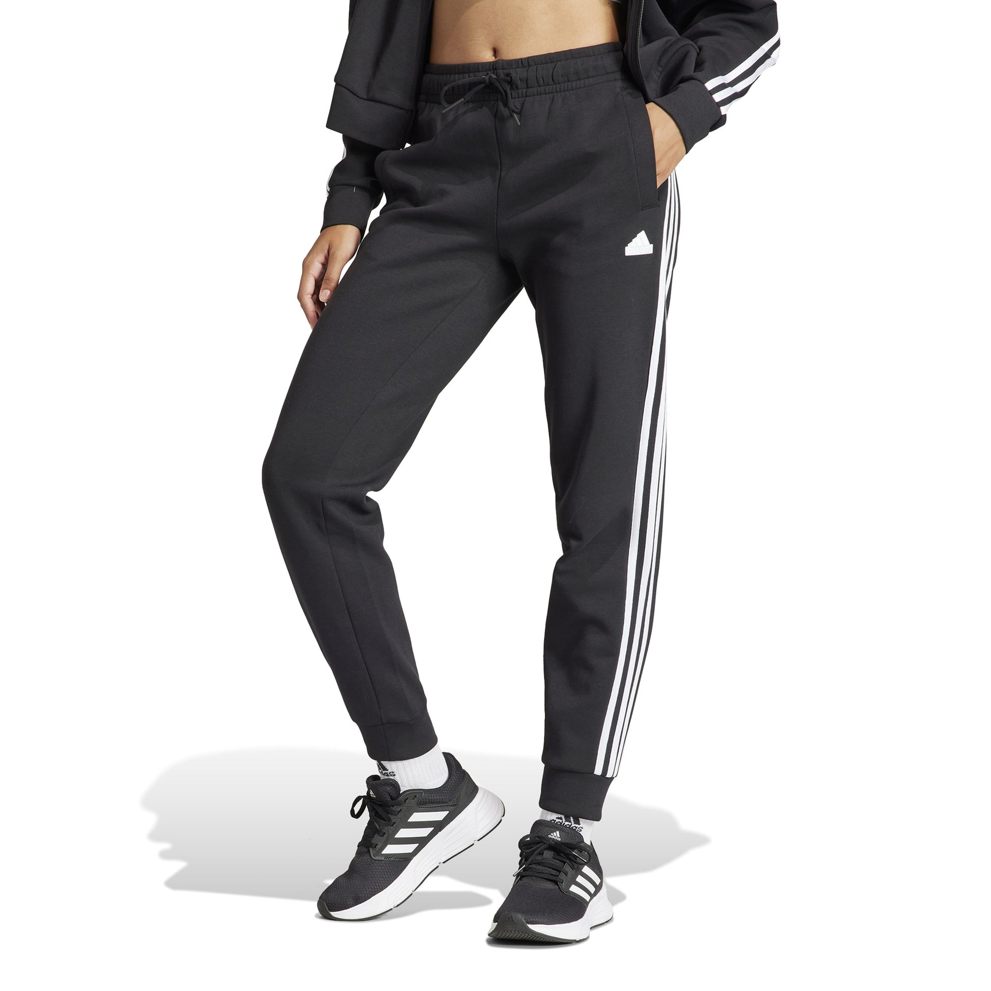 adidas Future Icon 3 Stripes Regular Training pants Women - black, white