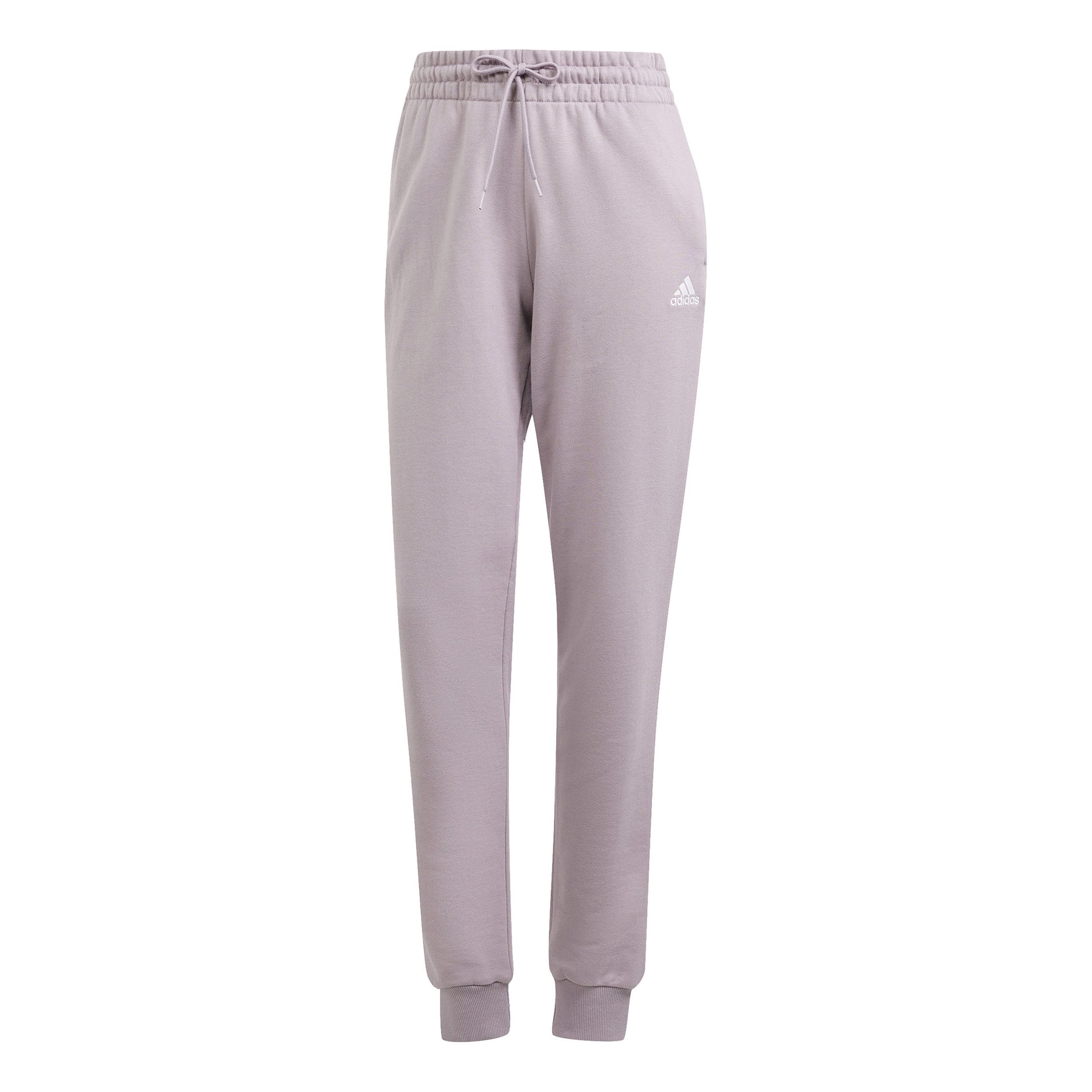adidas Essentials Linear French Terry Trainingshose Damen - flieder, weiß