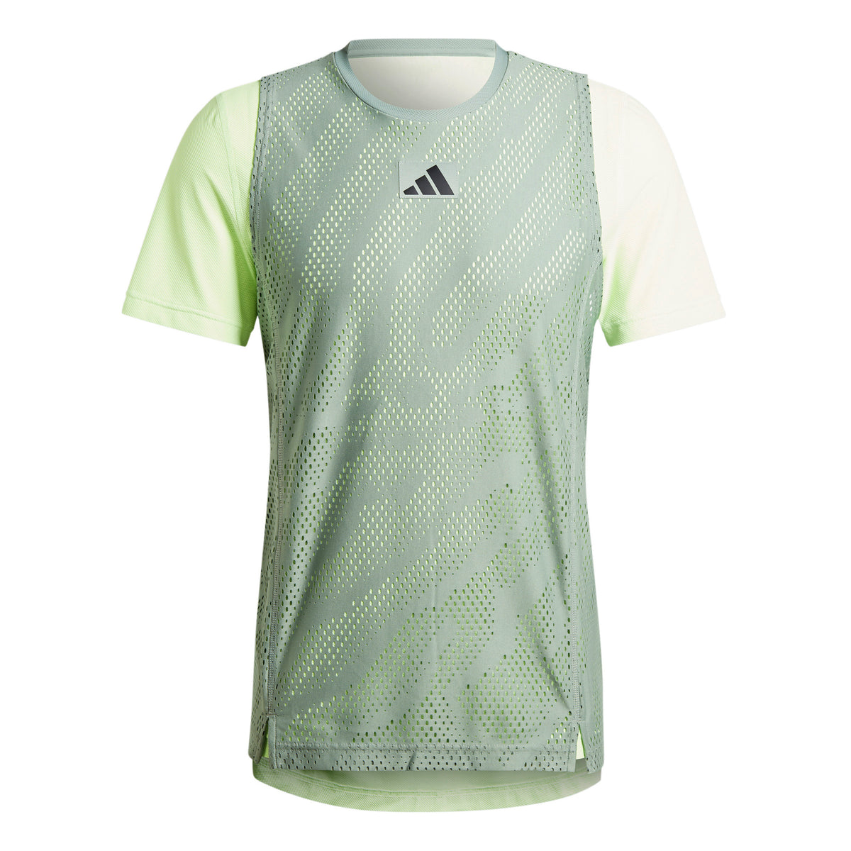 adidas Mesh Pro T-Shirt Men-Light Green,Lime