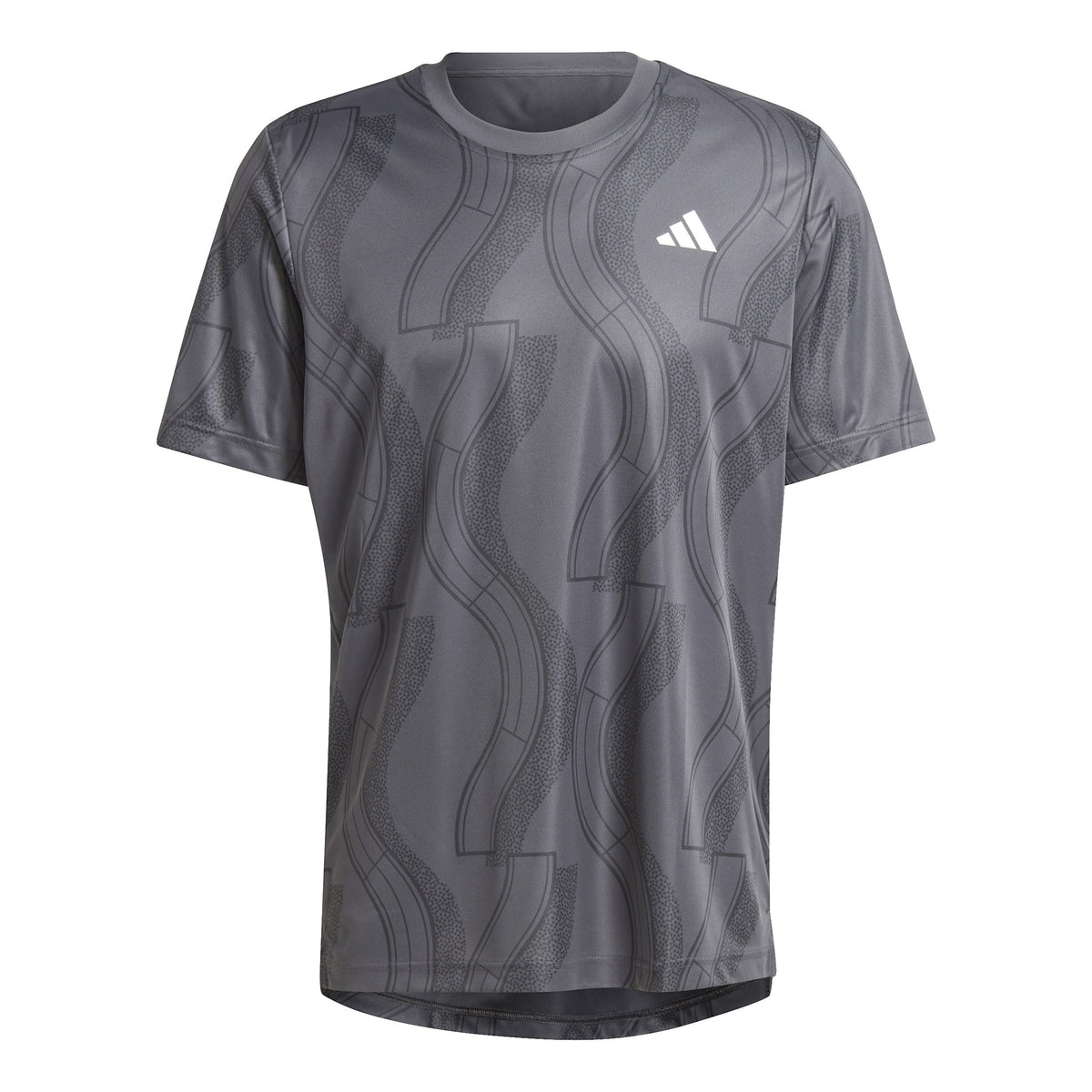 adidas Club Graphic T-Shirt Men - dark grey, black