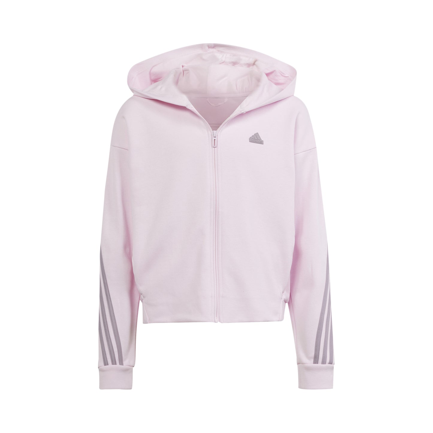 adidas Future Icon 3-Stripes Zip Hoodie Girls - rose,