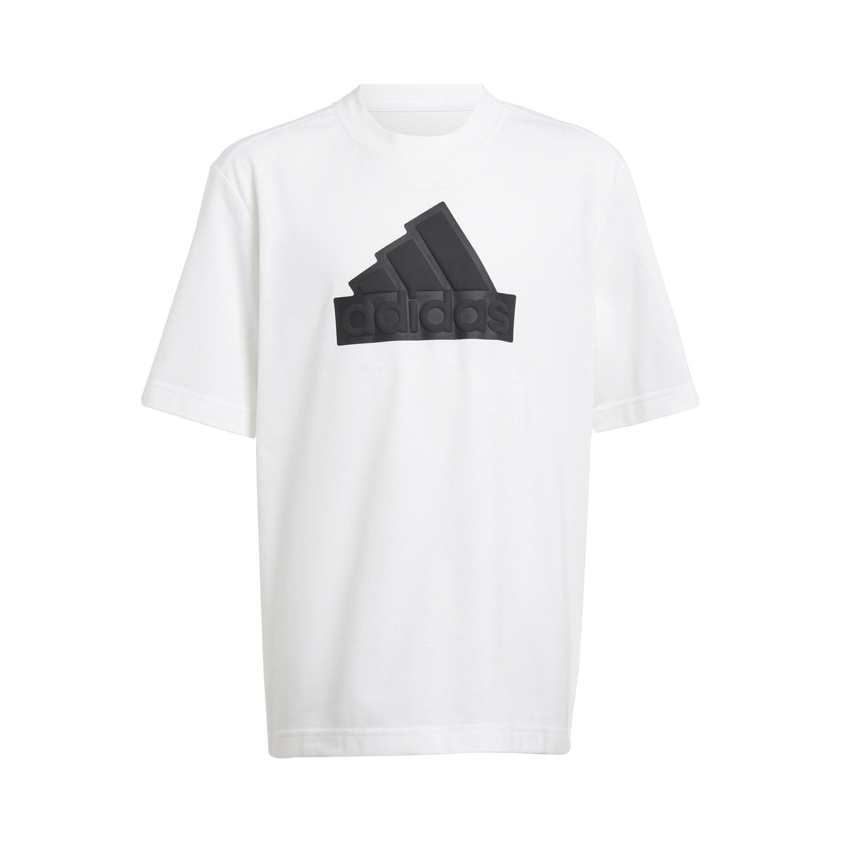 adidas Logo T-Shirt Jungen - weiß, schwarz