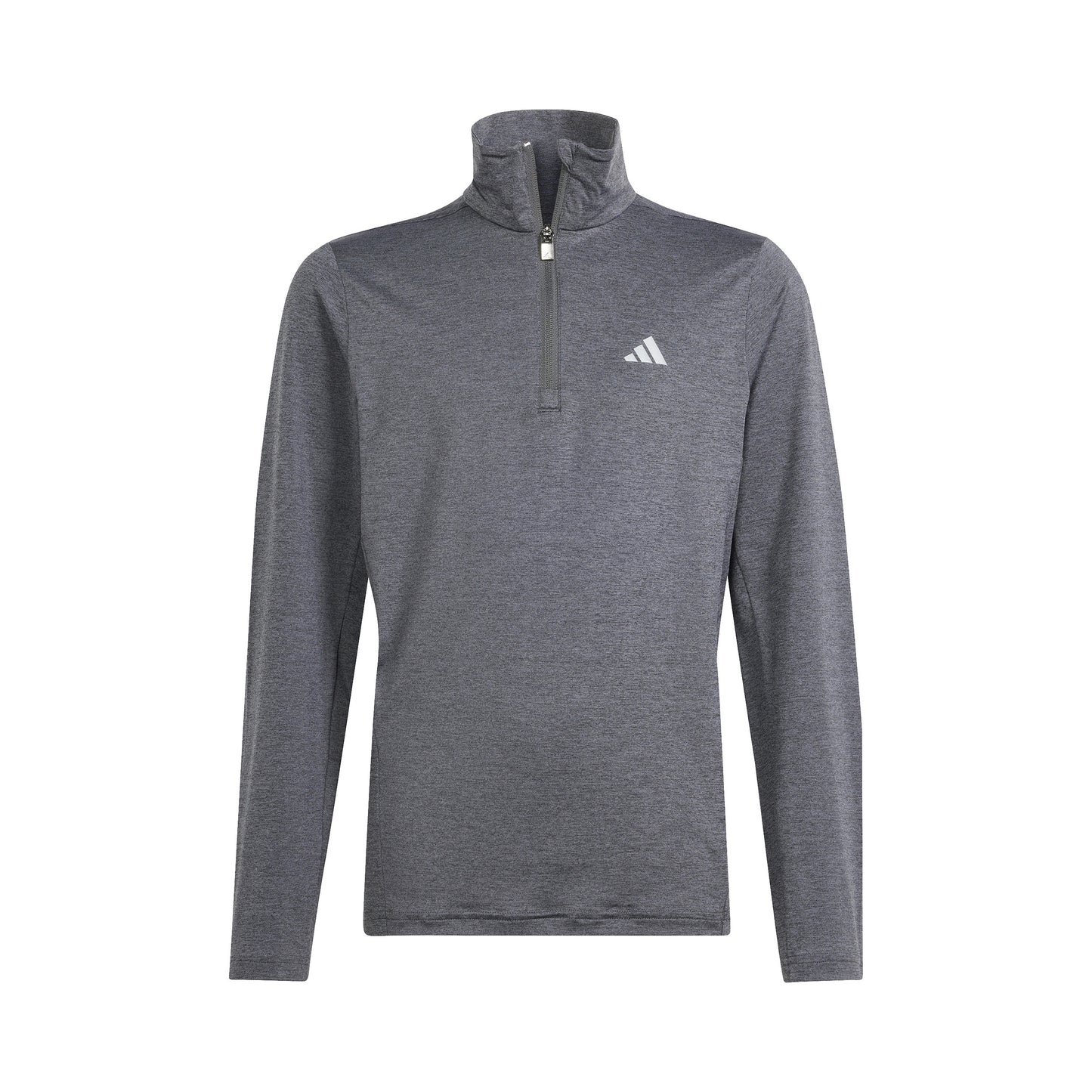 adidas Half-Zip Longsleeve Jungen - grau,