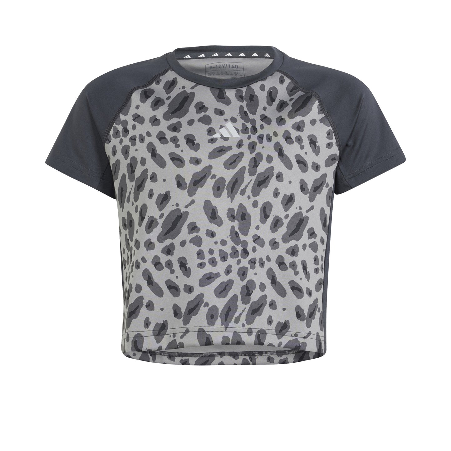 adidas AOP T-Shirt Mädchen - schwarz, grau