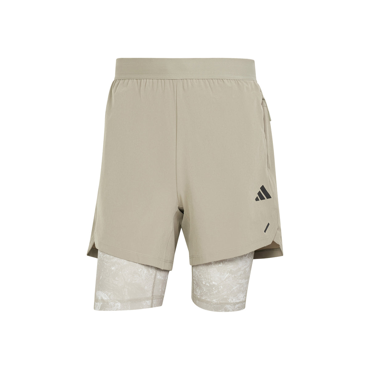 adidas Woven Power 2in1 Shorts Men - beige,