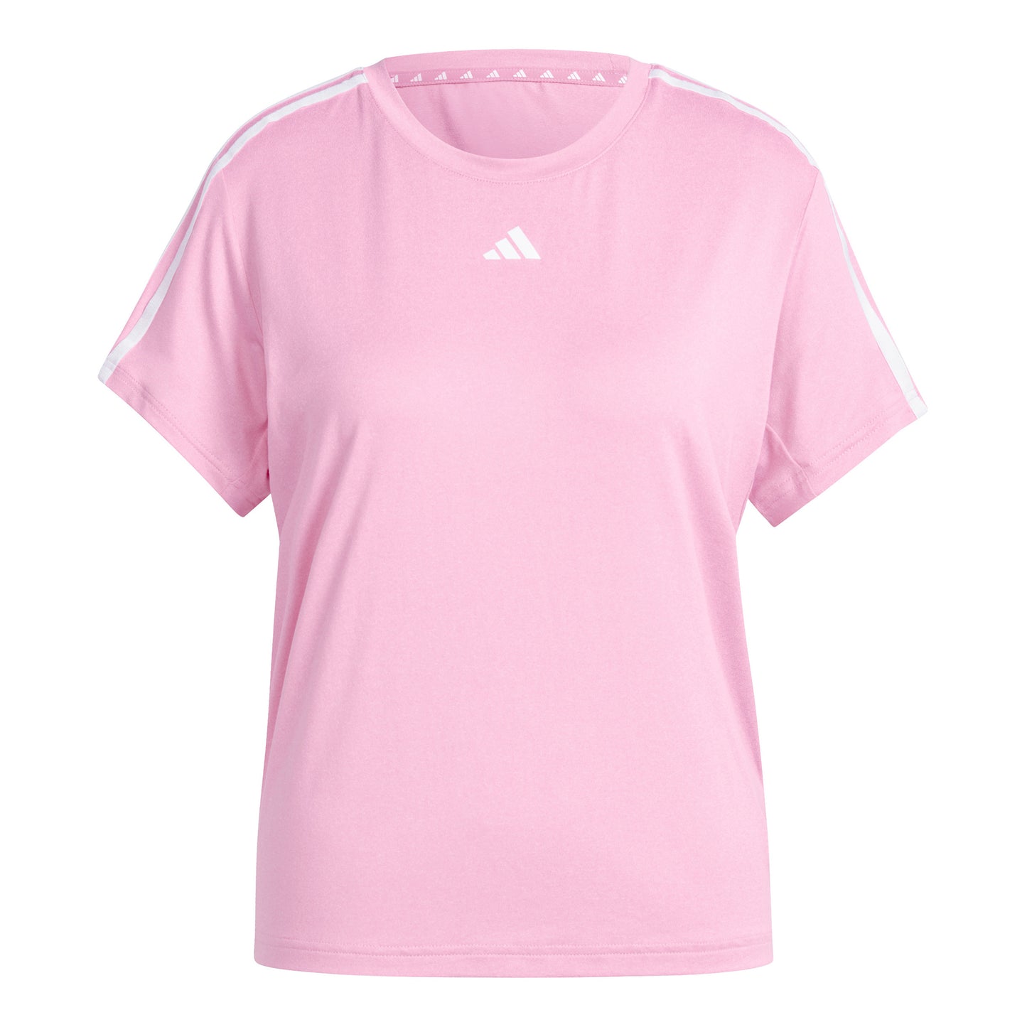 adidas Essentials 3 Stripes T-Shirt Women - rose, white