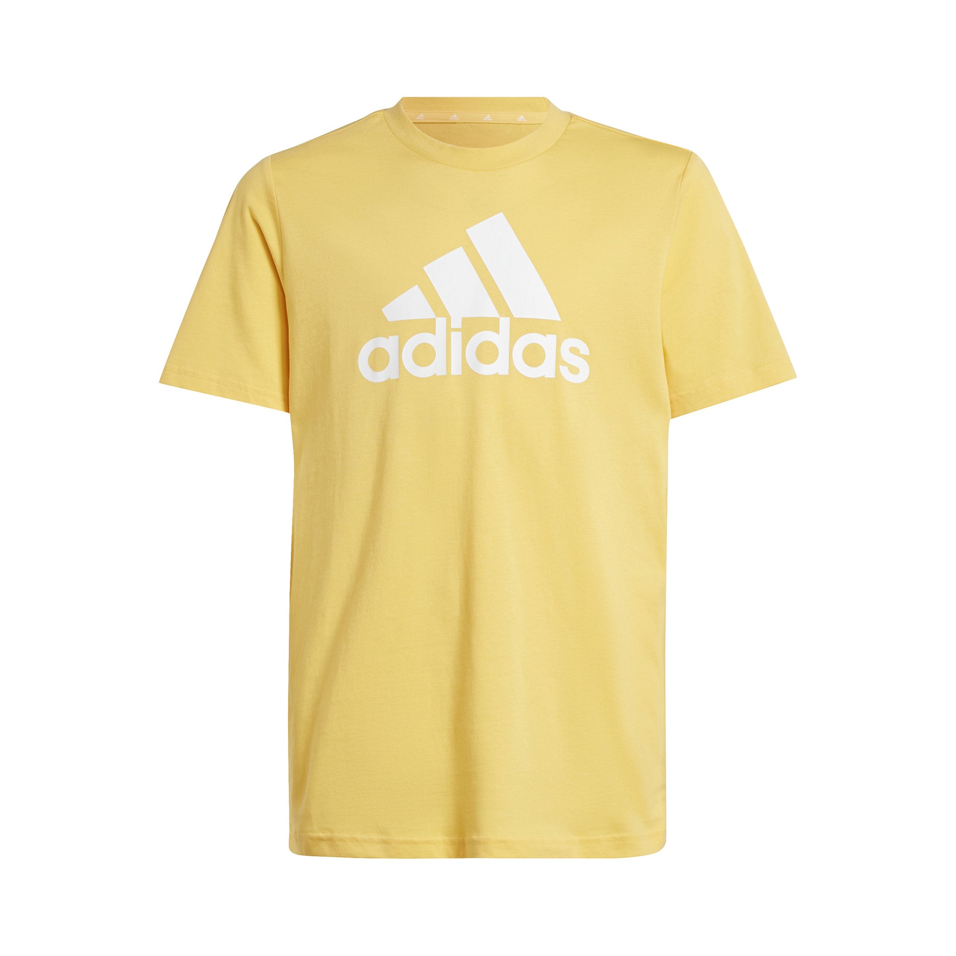 adidas Big Logo T-Shirt Boys - yellow, white