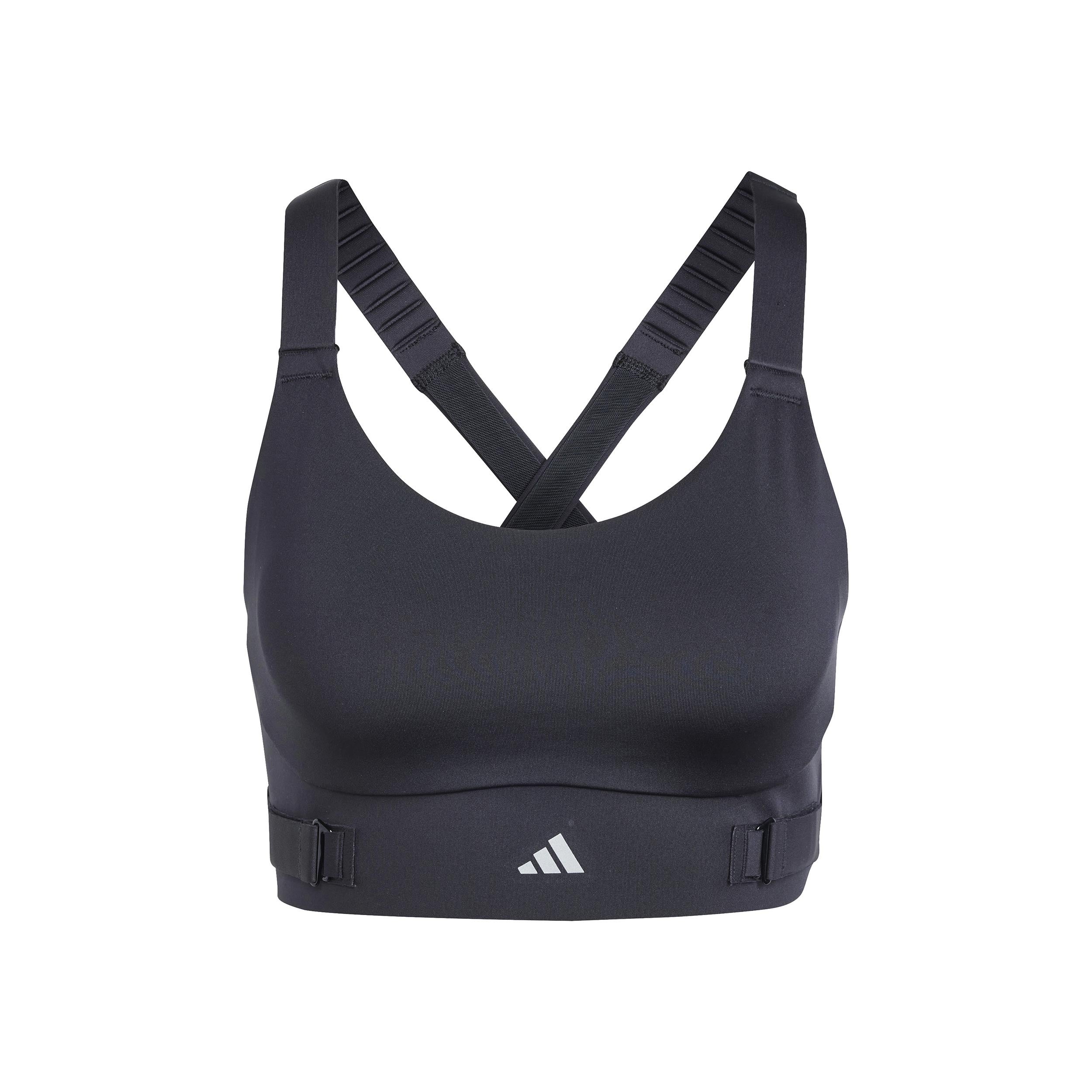 adidas FastImpact Luxe Run High Support Sport-BH Damen - schwarz