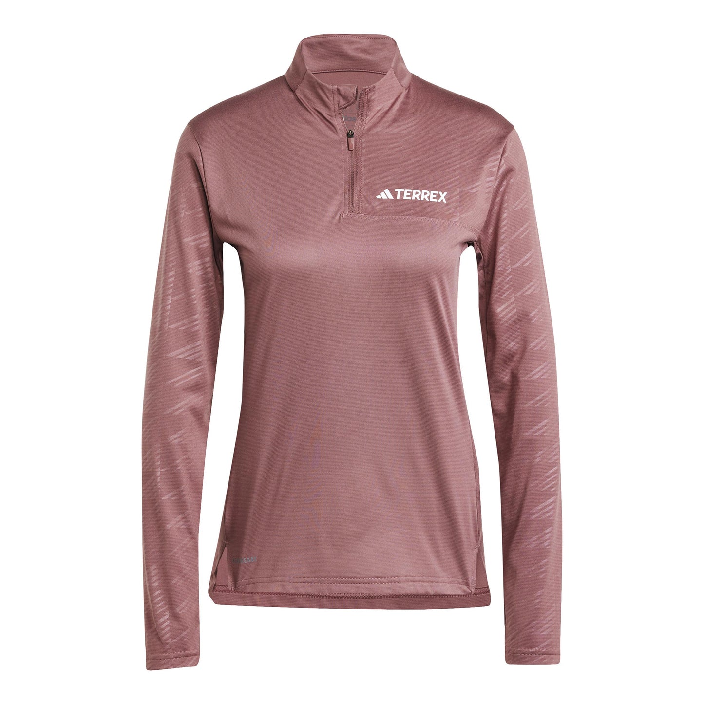 adidas MT Half-Zip Long sleeve Women - brown,