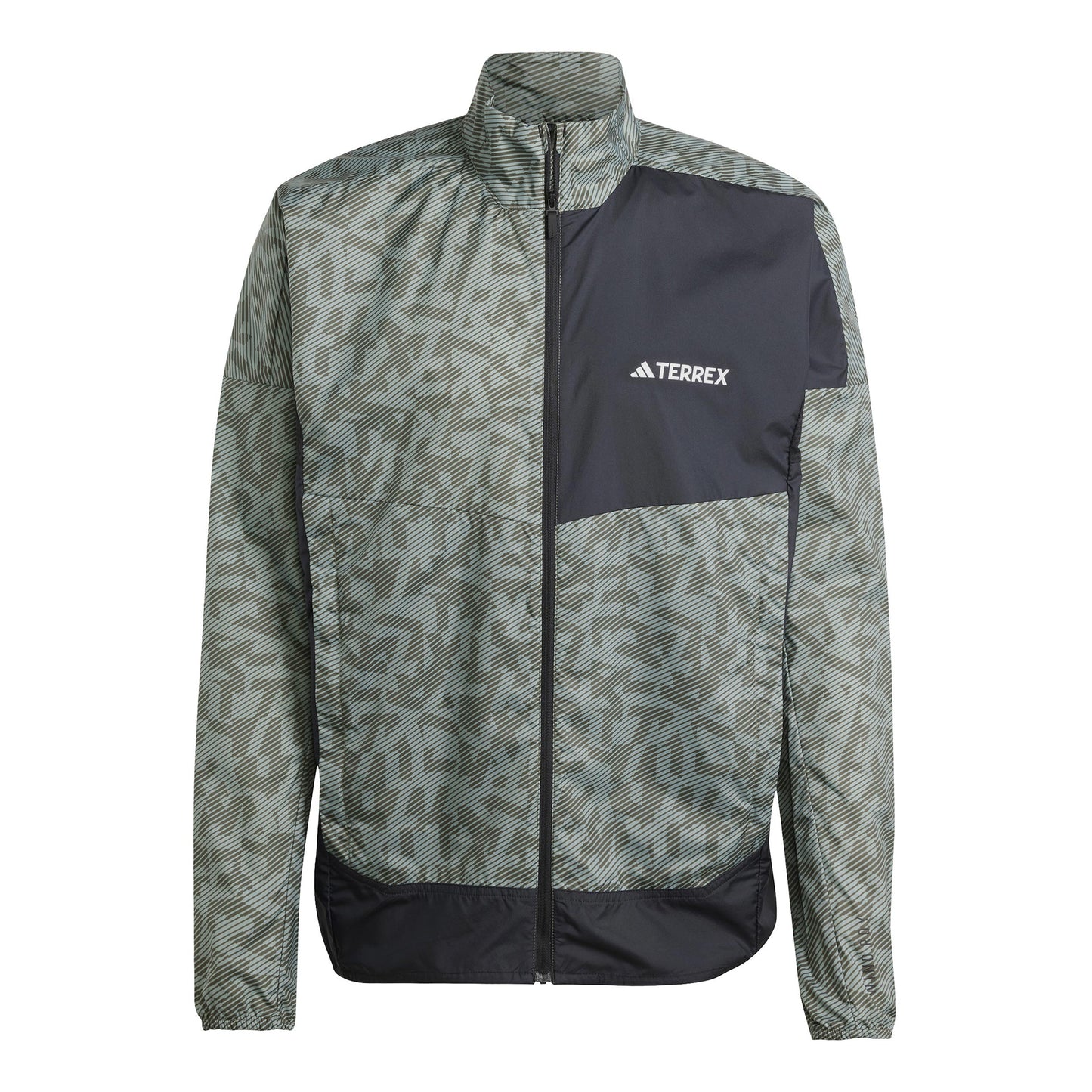 adidas Terrex Trail Wind Running Jacket Men-Olive