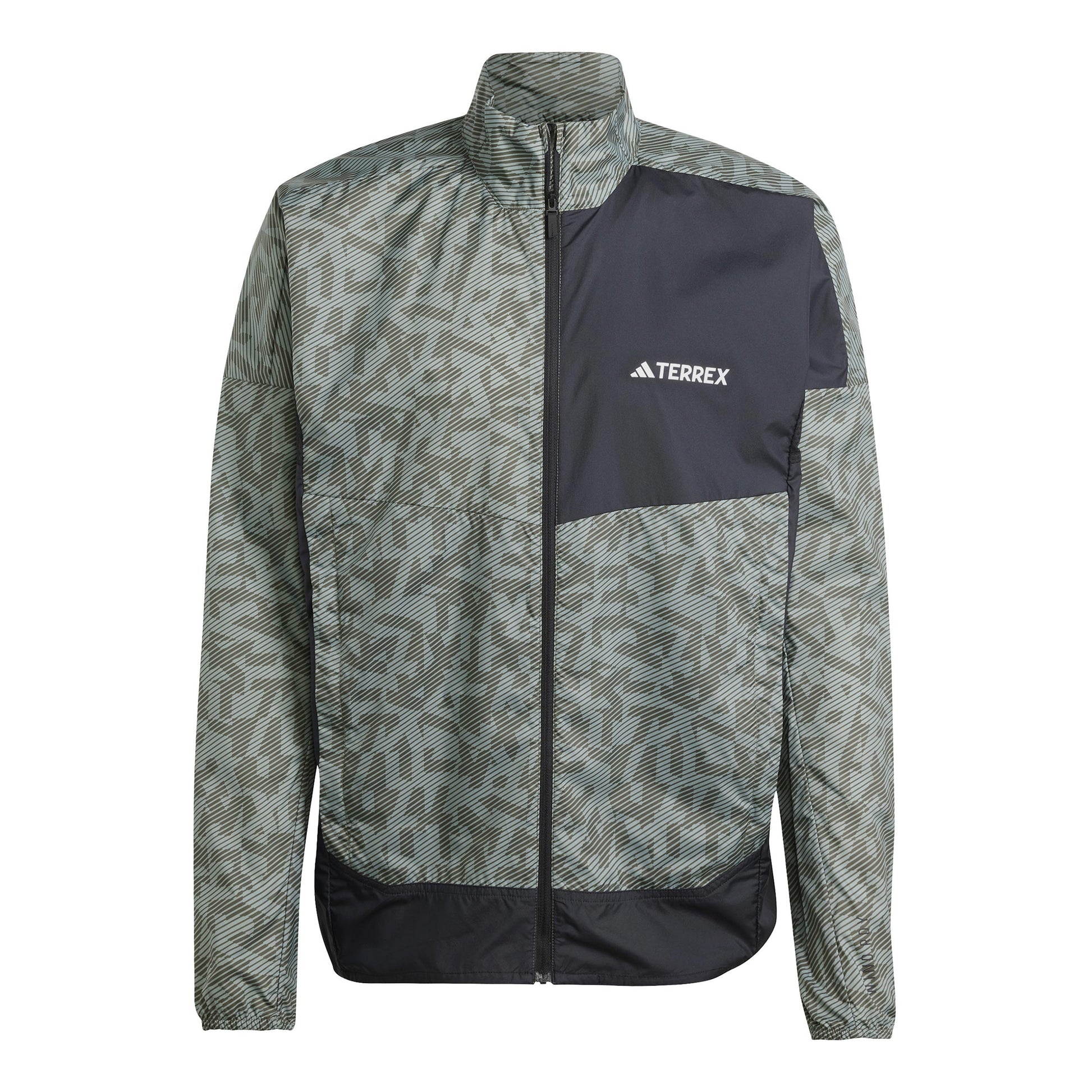 adidas Terrex Trail Wind Running Jacket Men-Olive
