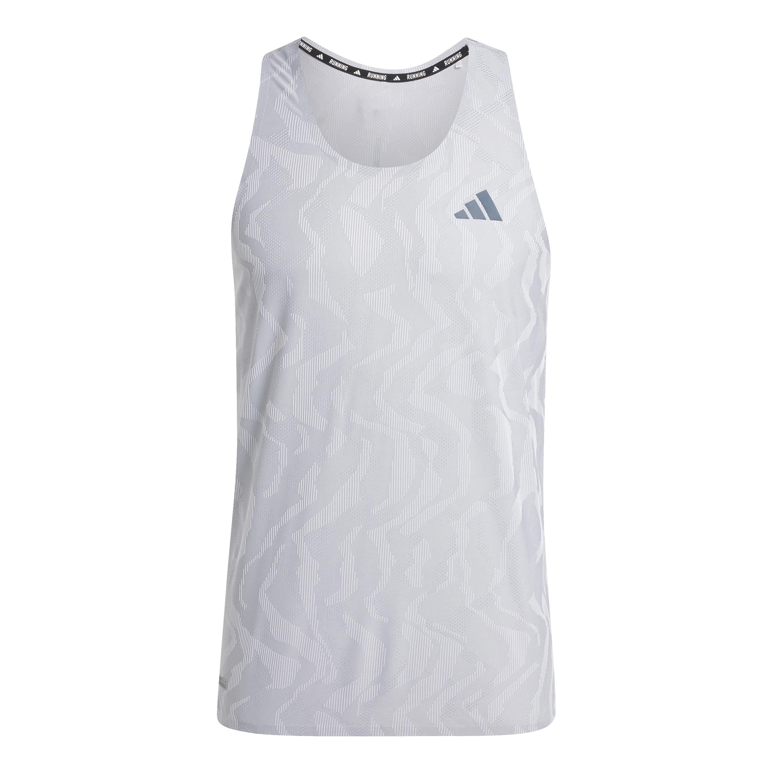 adidas Ultimate Engineered Running Shirt Men-Silver