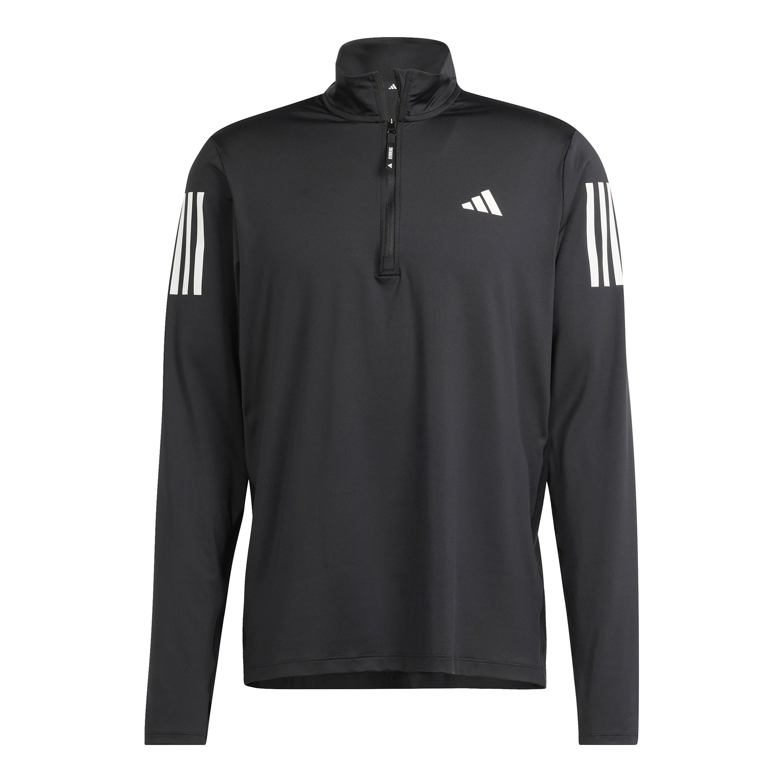 adidas Own the Run Half-Zip Laufshirt - schwarz