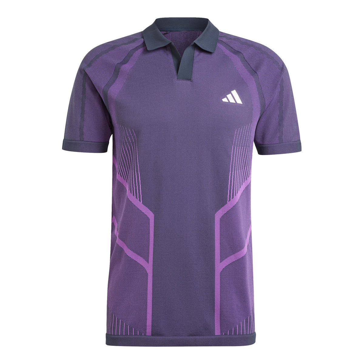 adidas Seamless Pro Polo Men-Violet,Berry
