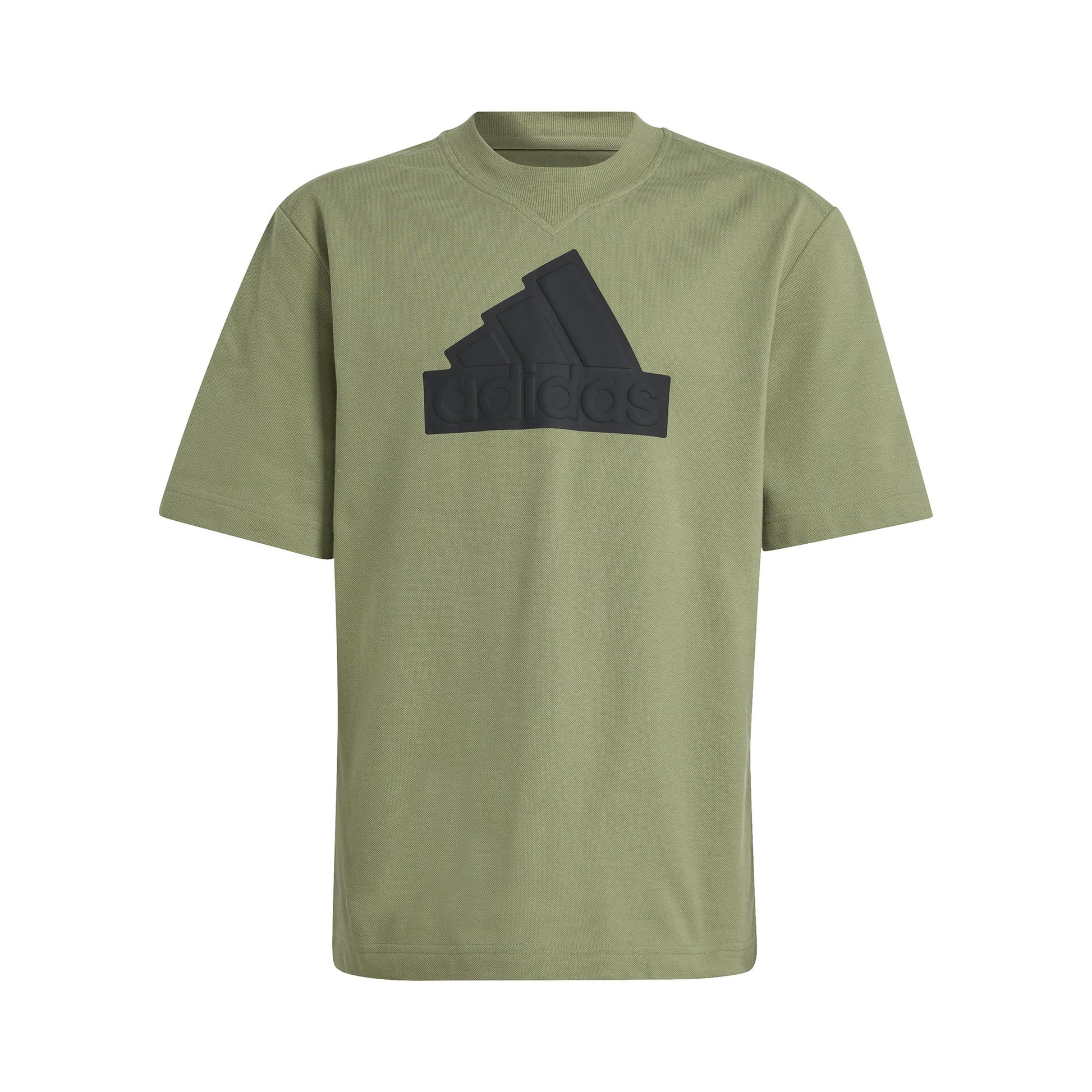 adidas Future Icon Logo T-Shirt Kinder - salbei, schwarz