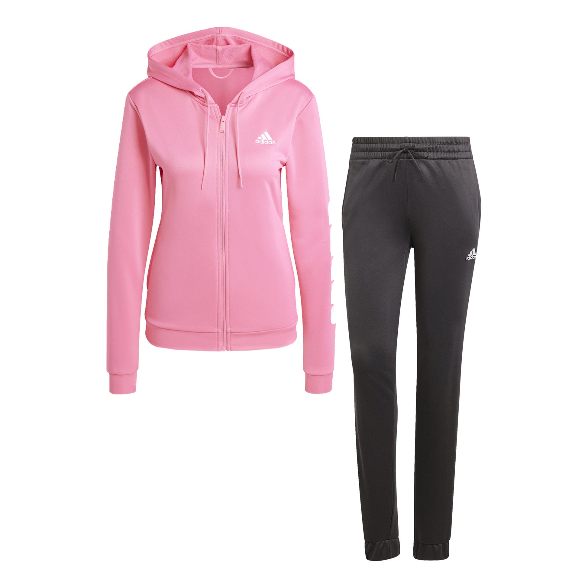 adidas Linear Tracksuit Women - rose, black
