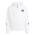 Z.N.E. Zip Hoodie Men - white