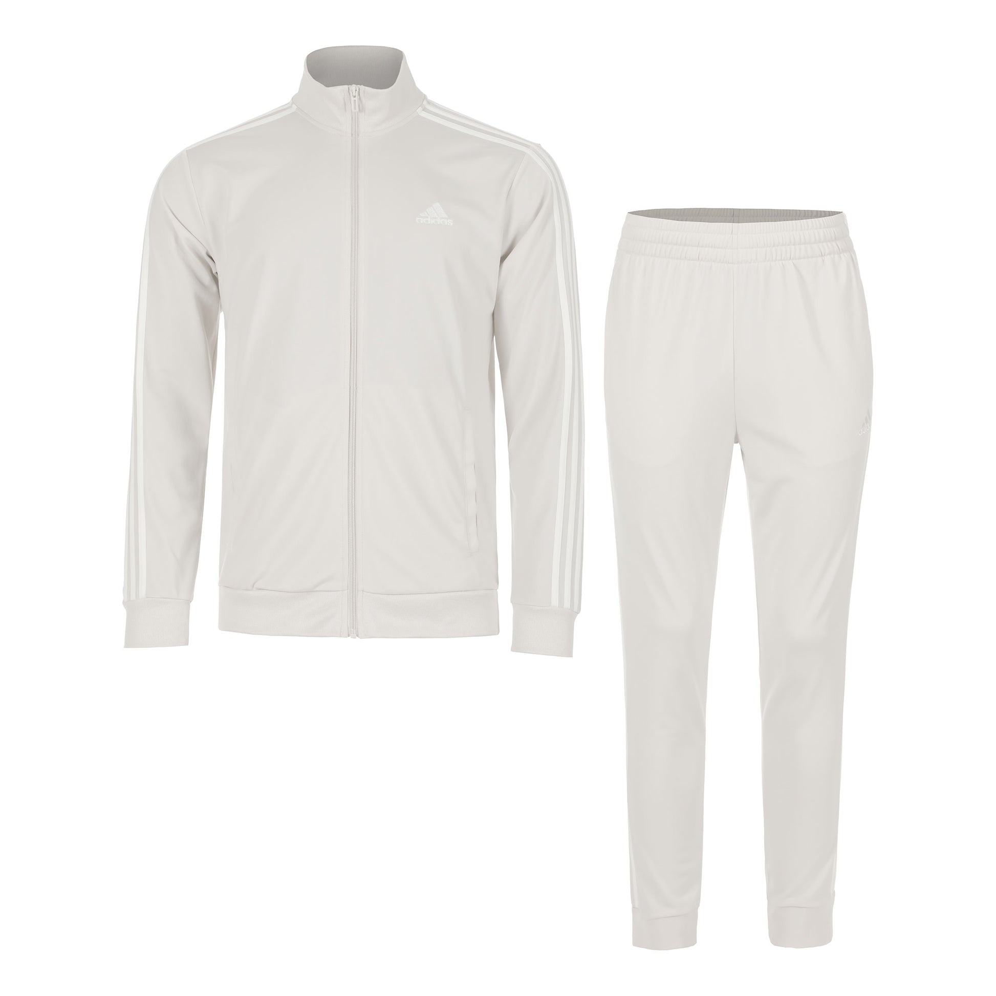 adidas 3Stripes Training Trainingsanzug Herren - hellgrau,
