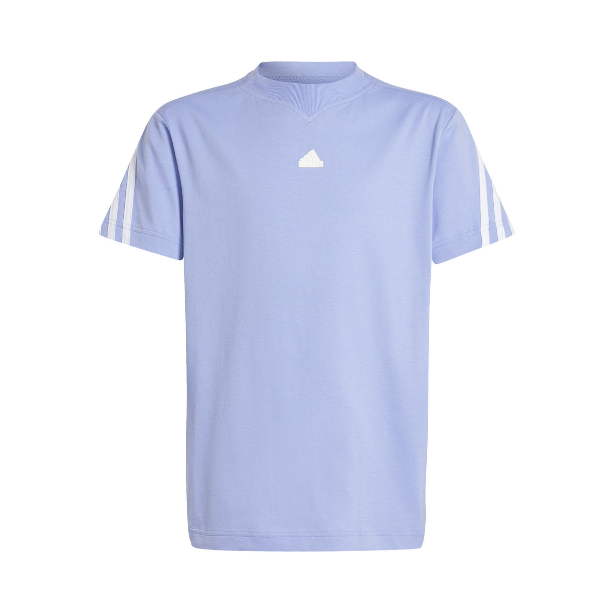adidas Future Icon 3Stripes T-Shirt Boys - light blue, white