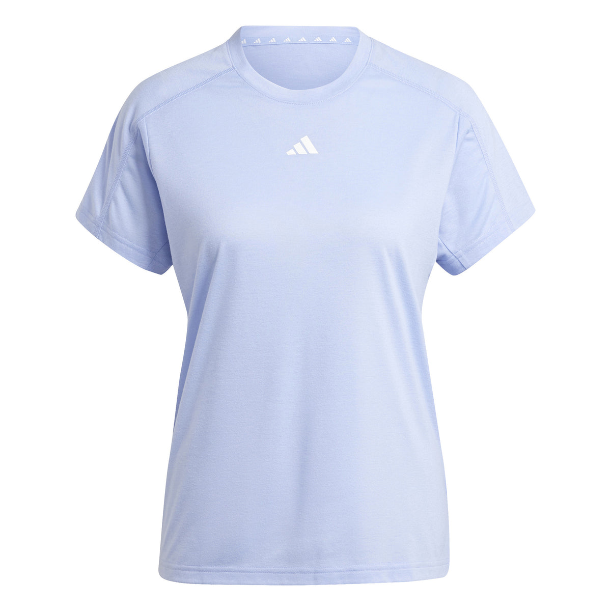 adidas Essentials Crew T-Shirt Damen - hellblau,