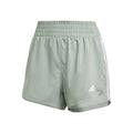 Pacer Woven High-Rise Shorts Damen-Salbei,Weiß