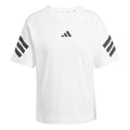 Future Icon 3Stripes T-Shirt Damen-Weiß,Schwarz
