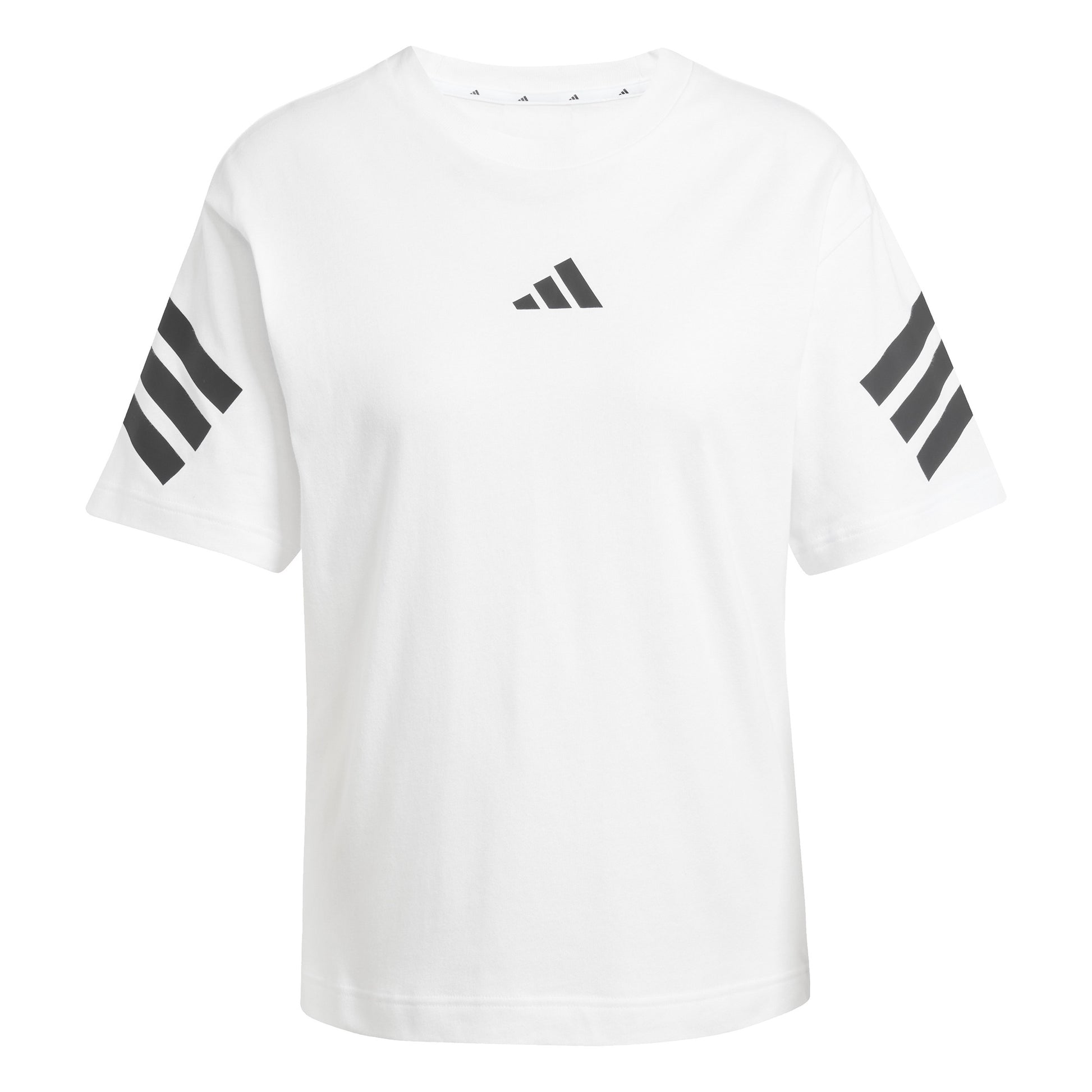 adidas Future Icon 3Stripes T-Shirt Women-White,Black