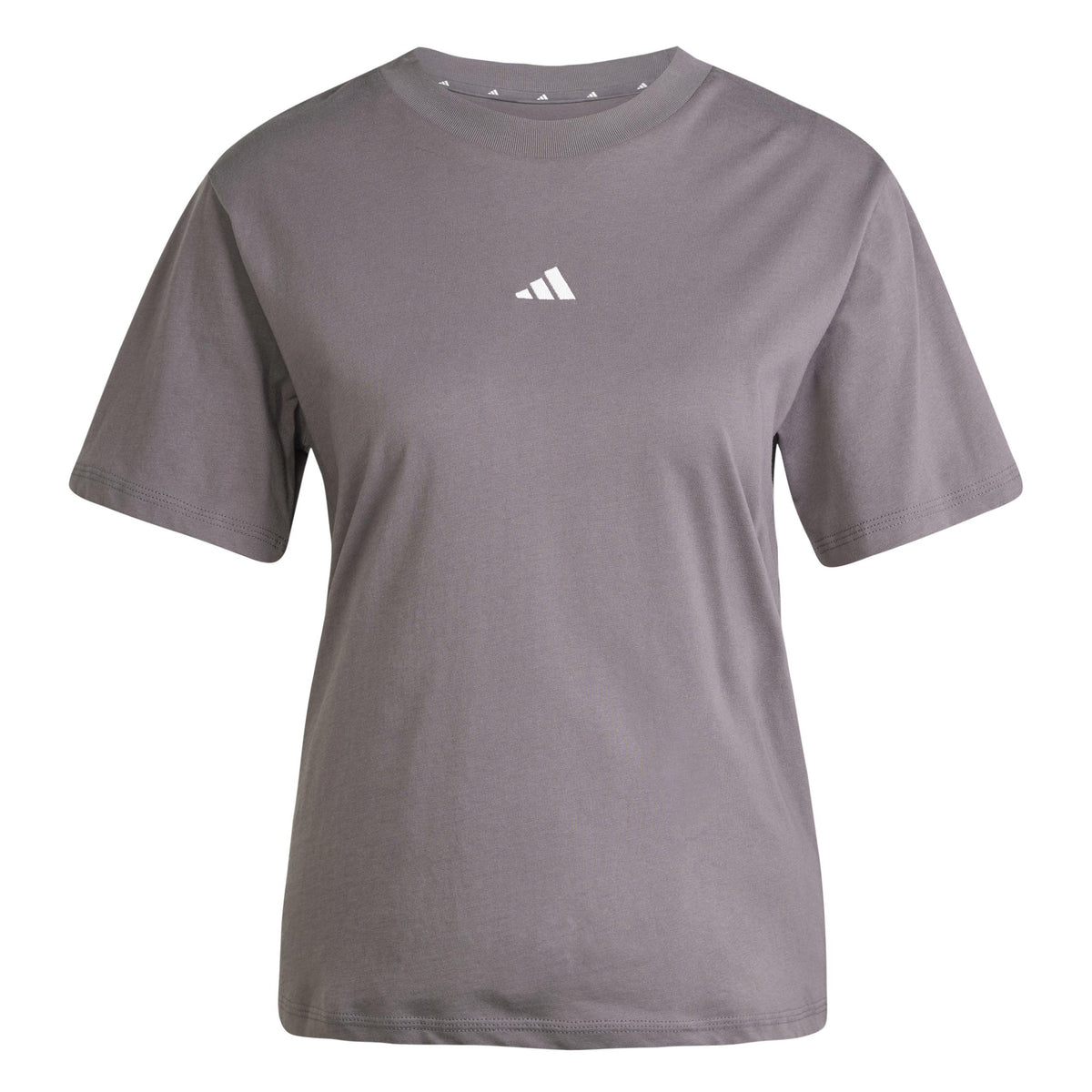 adidas Small Logo T-Shirt Damen-Dunkelgrau