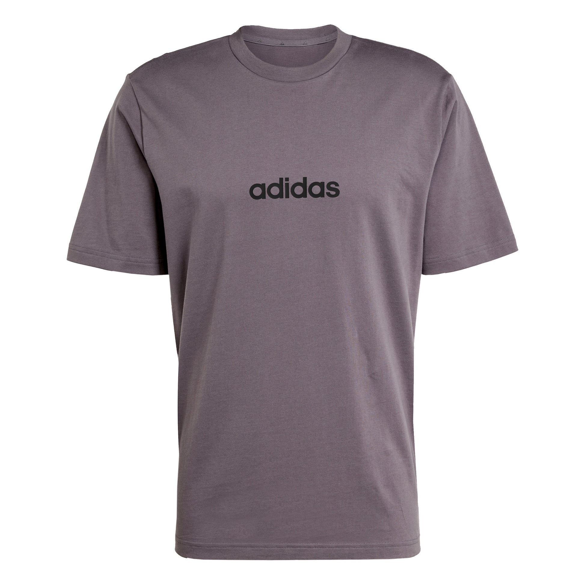 adidas Linear Single Jersey T-Shirt Men-Dark Grey