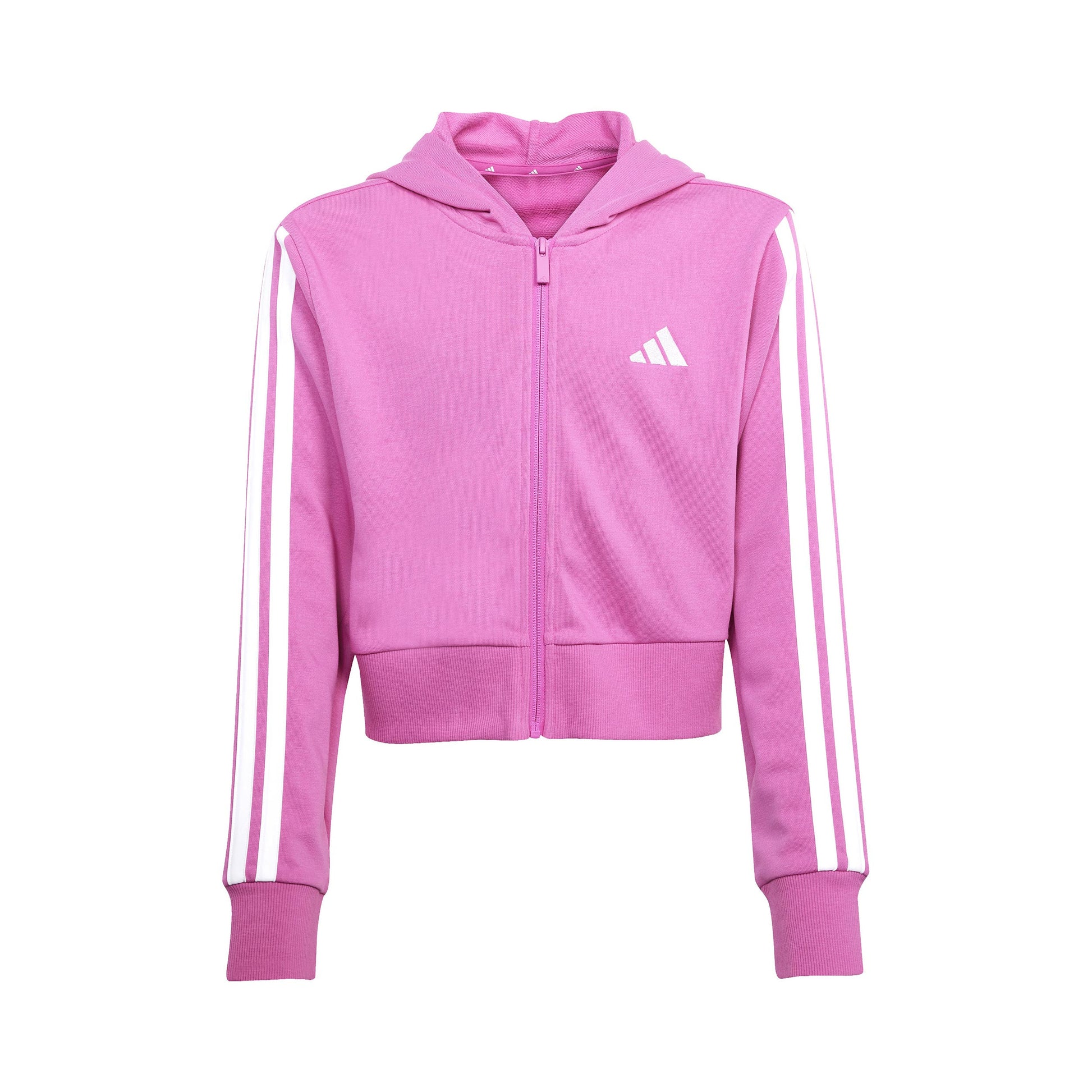 adidas 3Stripes Sweatjacke Kinder-Pink,Weiß