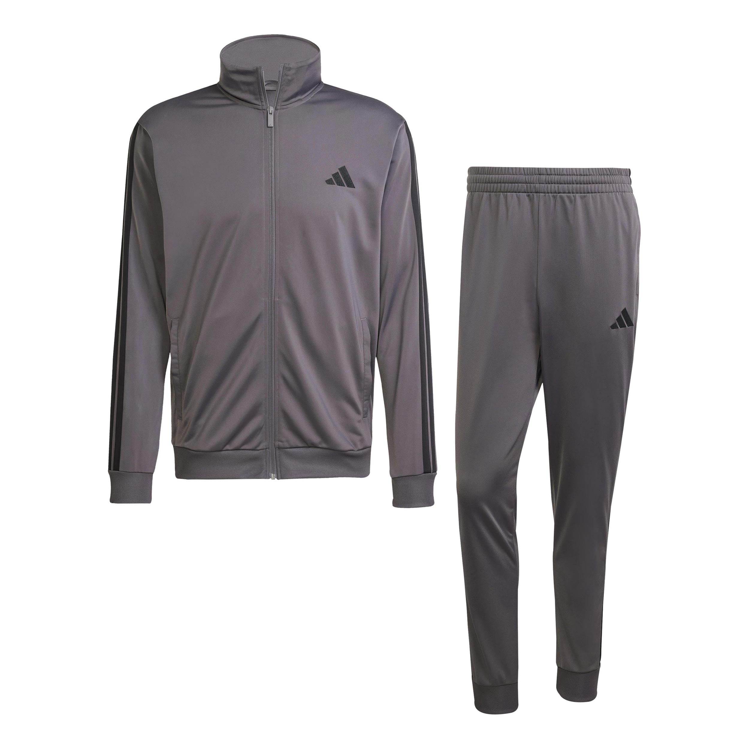 adidas 3Stripes Trainingsanzug Herren-Dunkelgrau