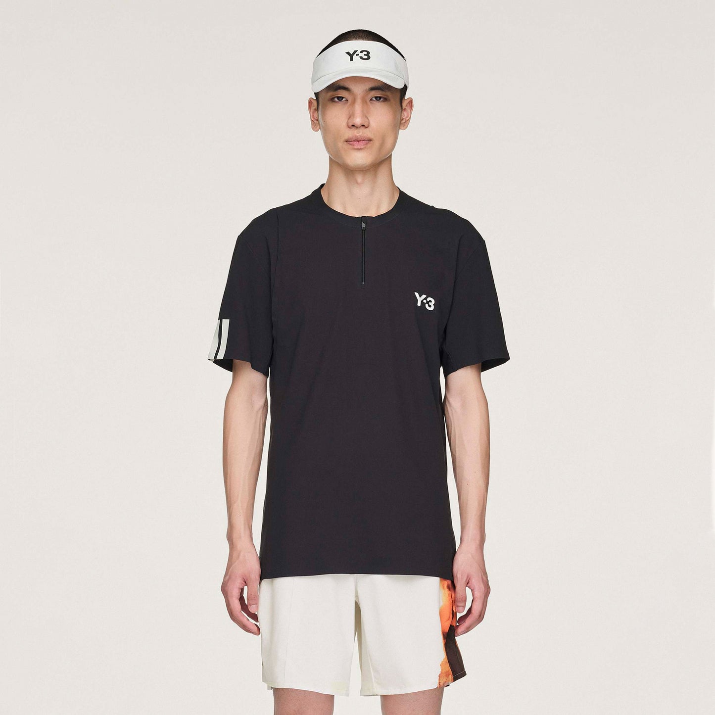 adidas Y-3 Zip Polo Men-Black