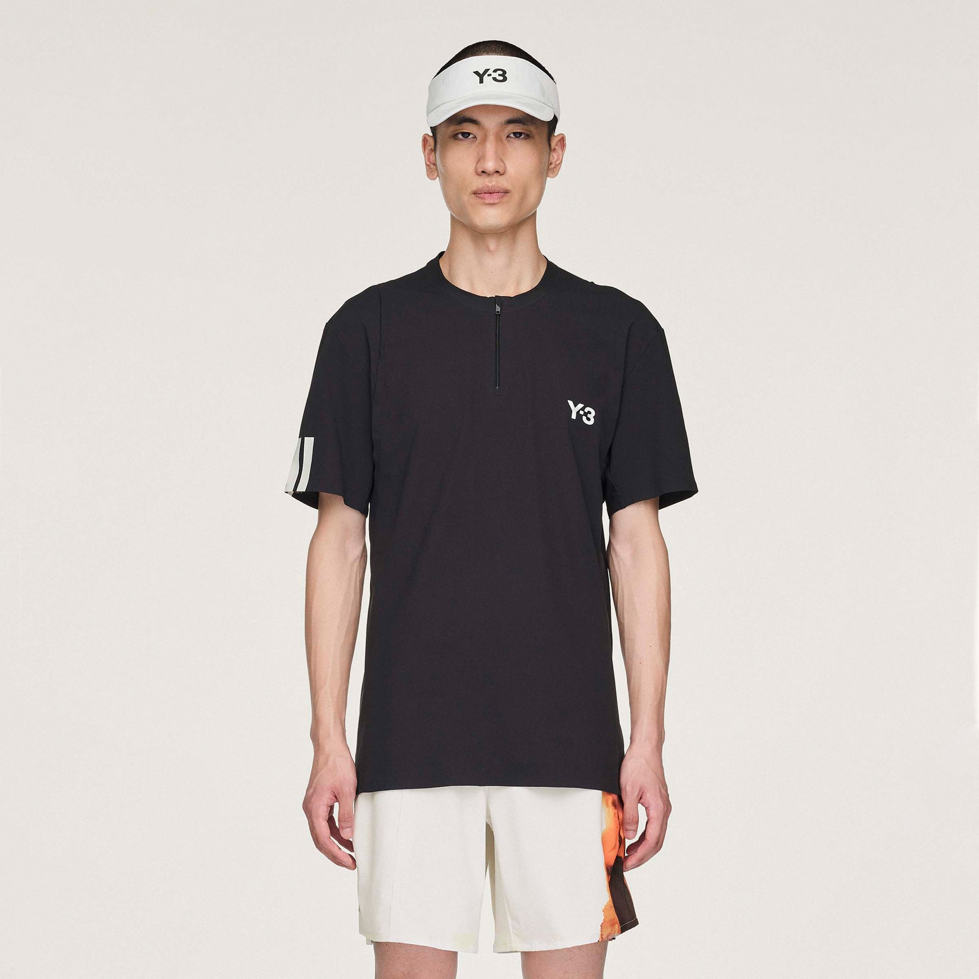 adidas Y-3 Zip Polo Men-Black