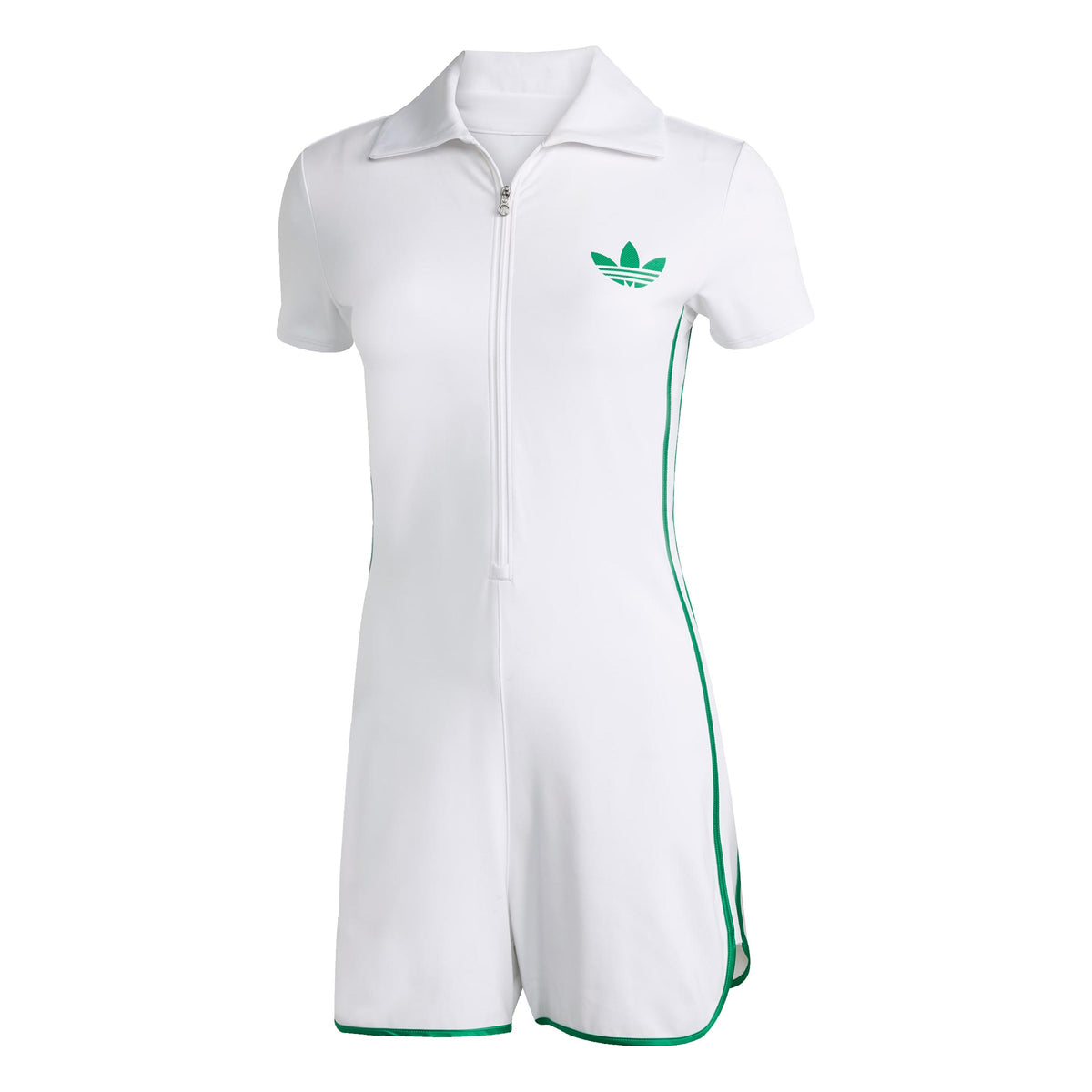 adidas Pro Jumpsuit Damen-Weiß,Grün