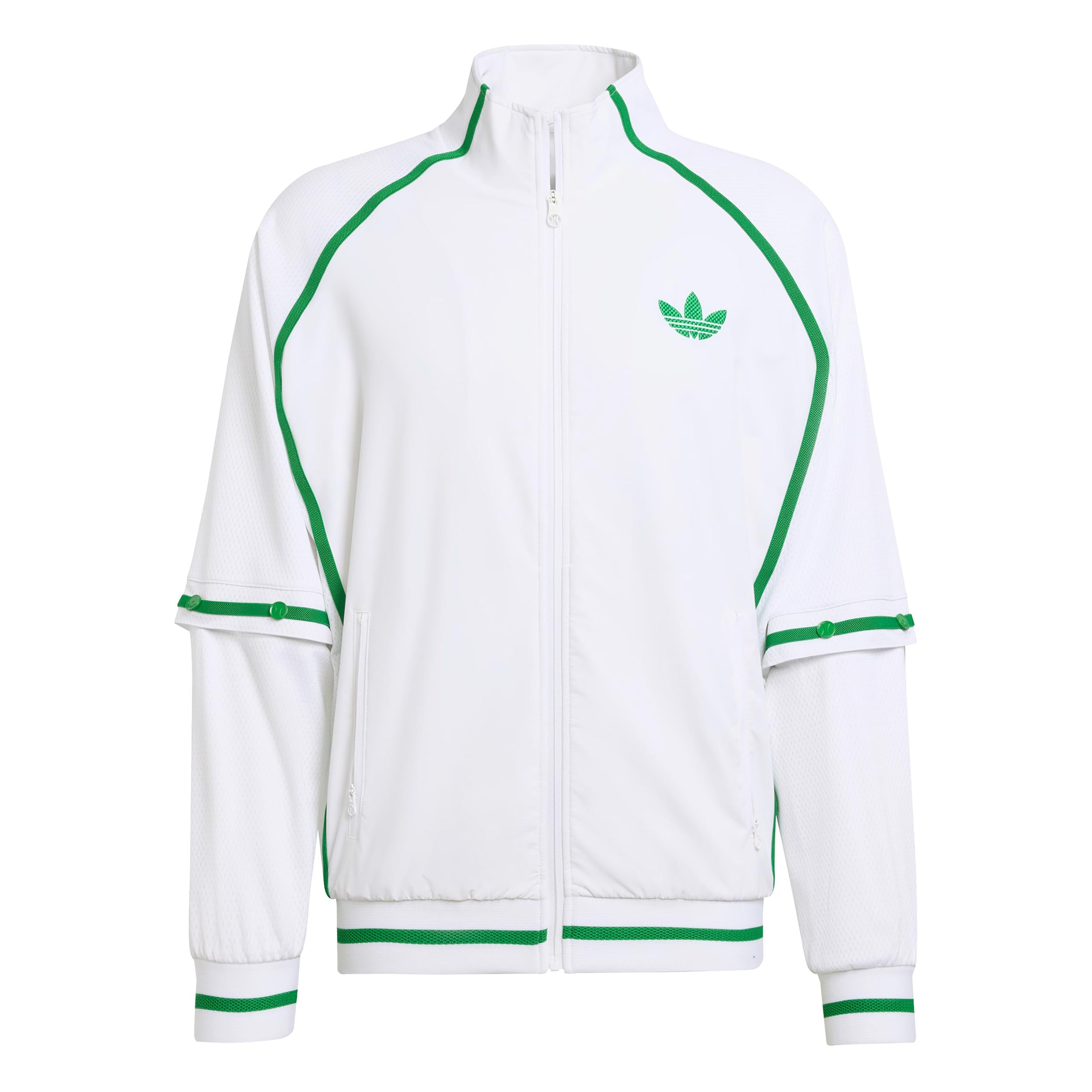 adidas Training Jacket Men-White,Green
