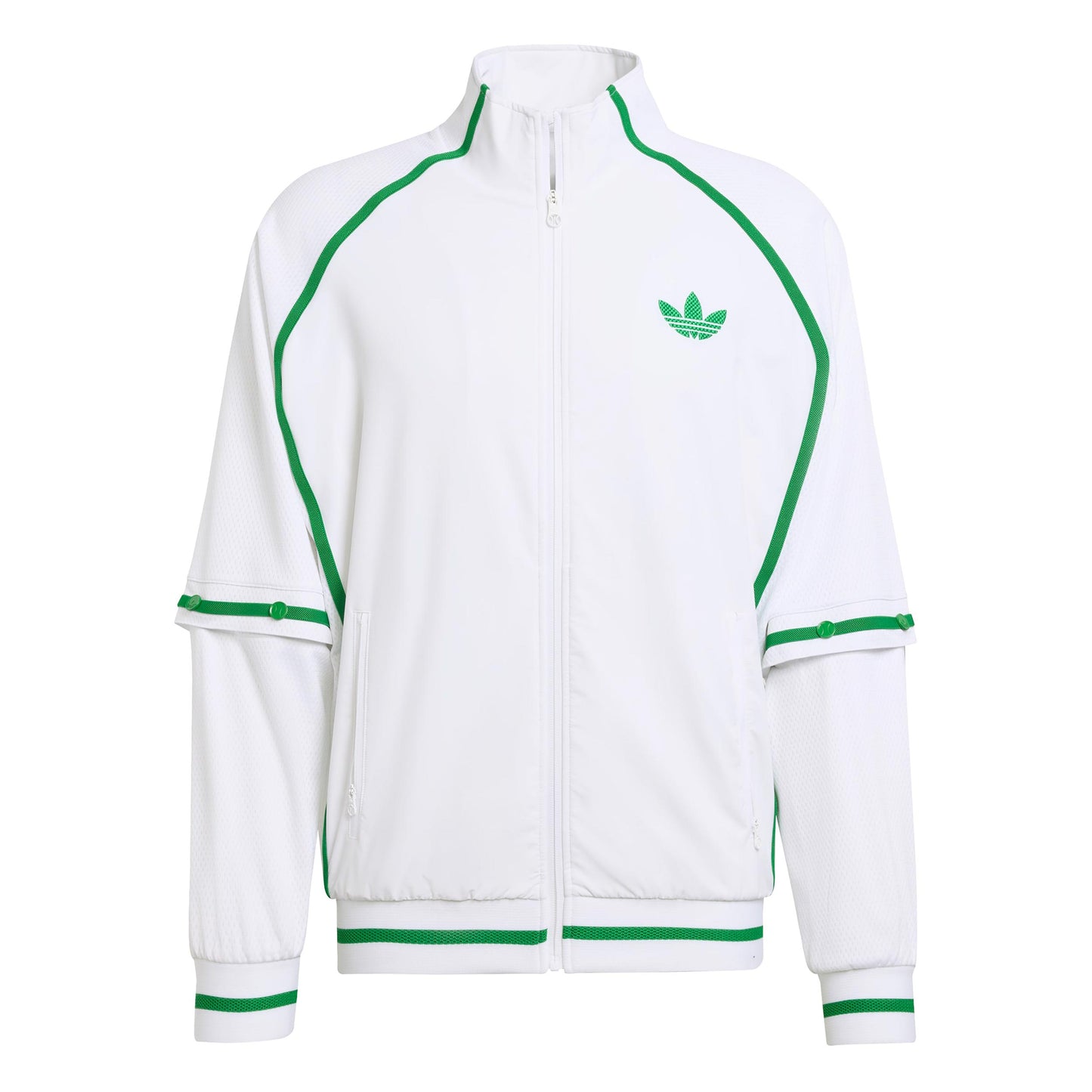 adidas Training Jacket Men-White,Green