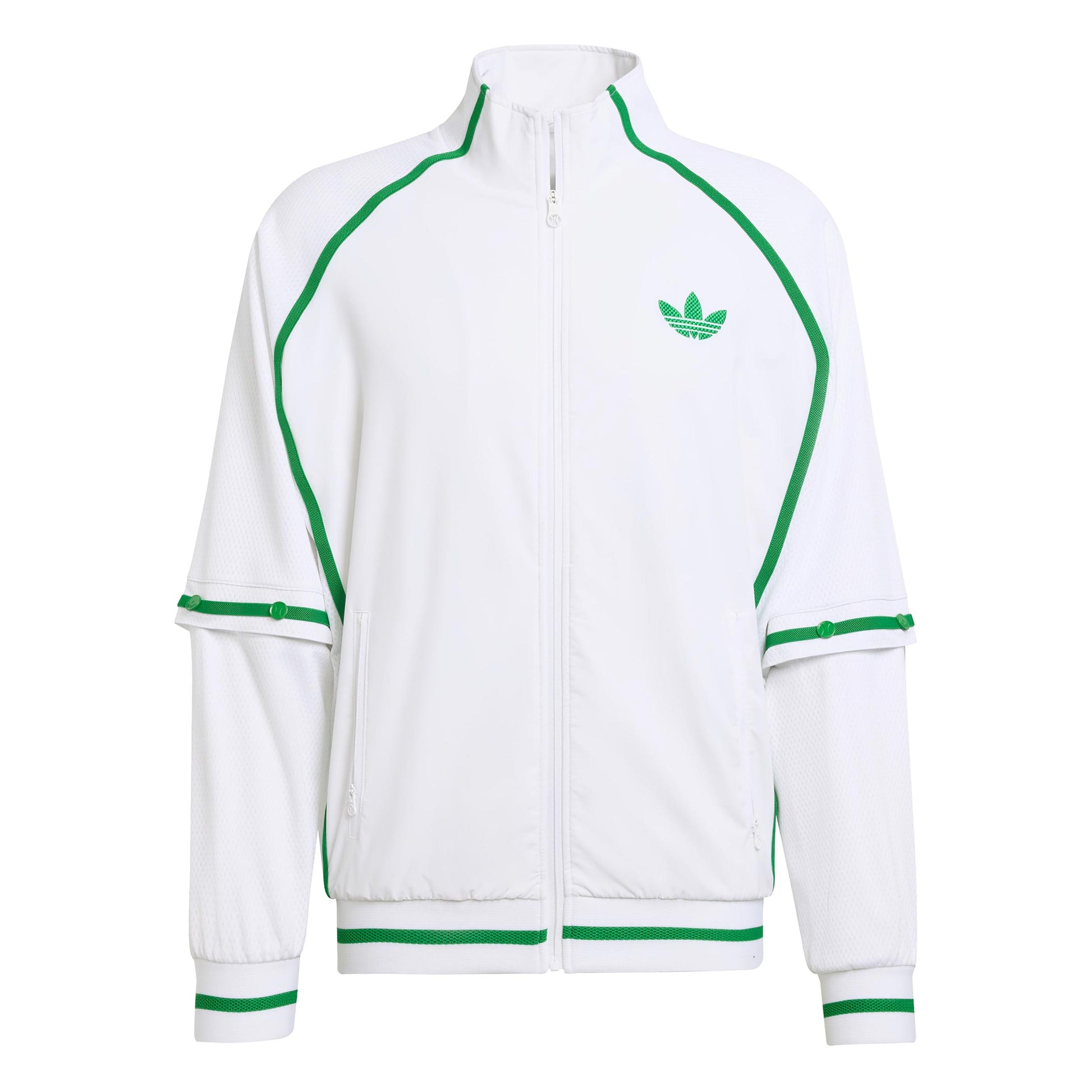 adidas Training Jacket Men-White,Green