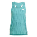 Adizero Singlet Laufshirt Damen-Türkis,Dunkelgrün