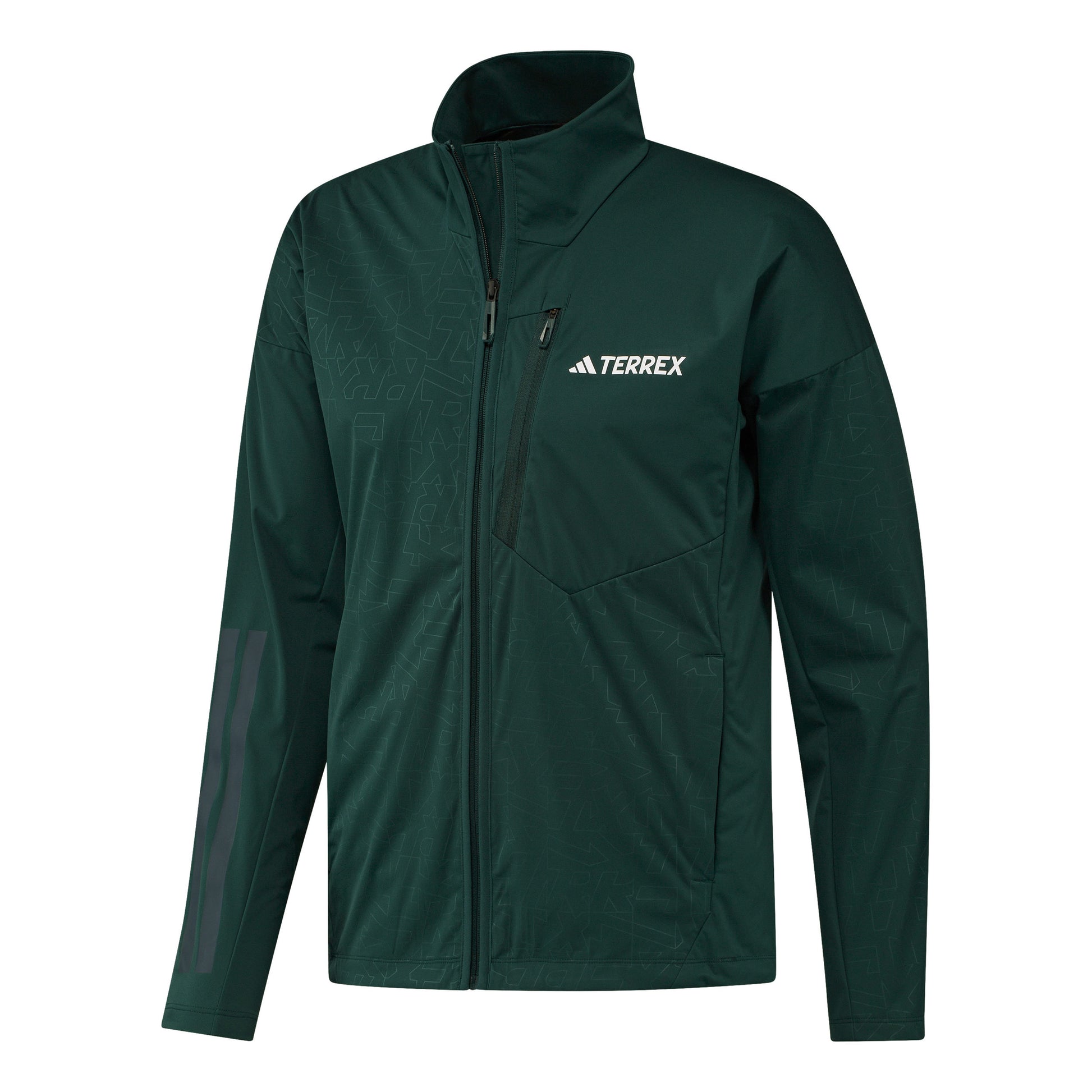adidas Terrex XPR Softshell Laufjacke Herren-grün
