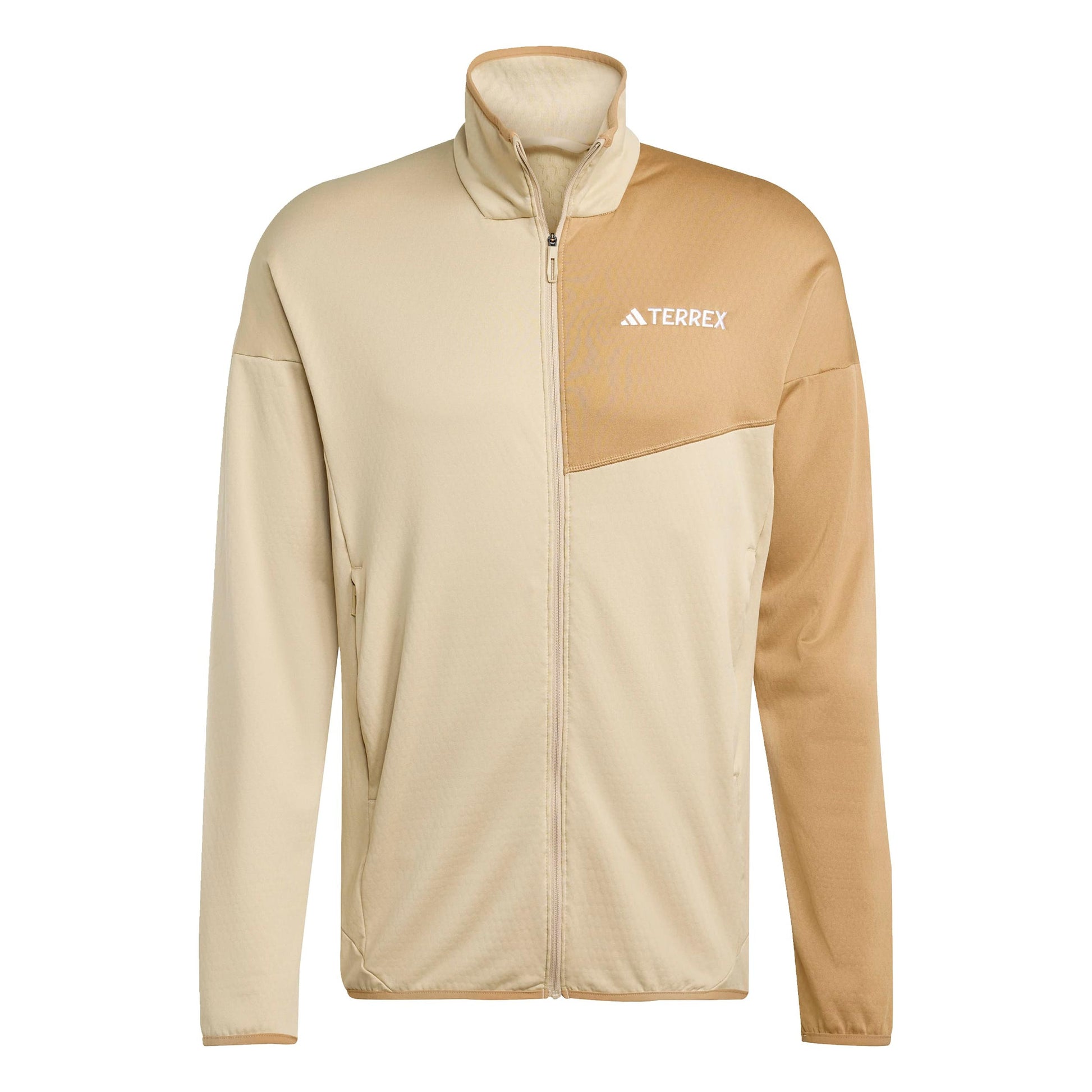 adidas Terrex XPR Light Fleece Running Jacket Men-Cream