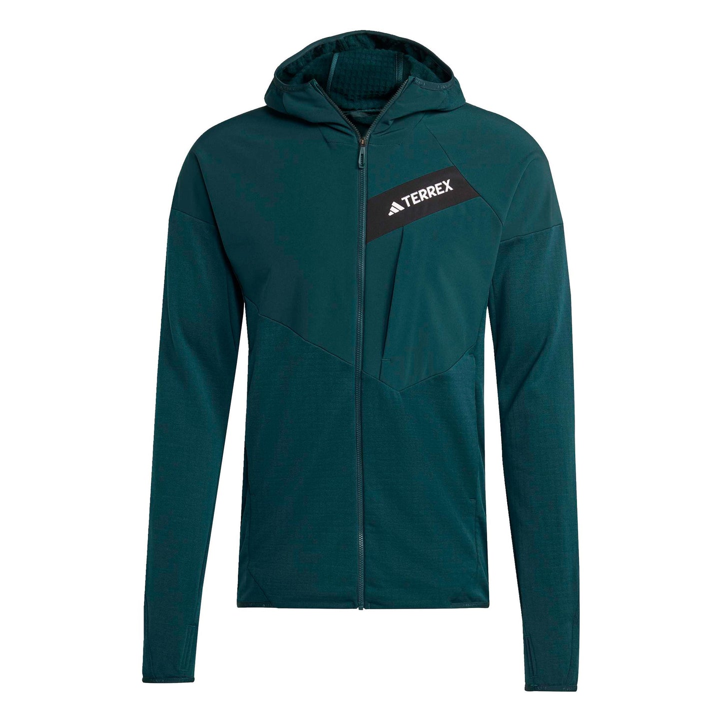 adidas Terrex TRK ClimaWarm Fleece Running Jacket Men-Green