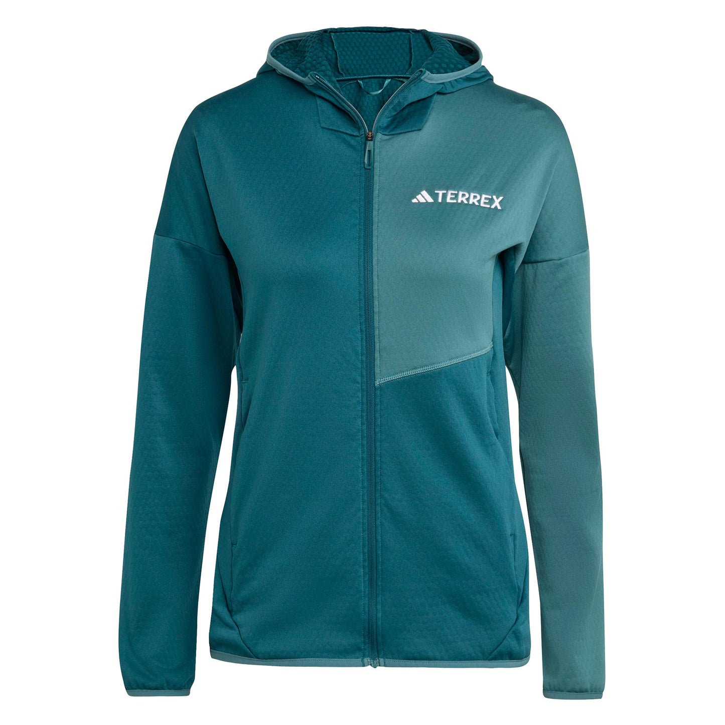 adidas Terrex XPR Light Fleece Laufjacke Damen-Petrol