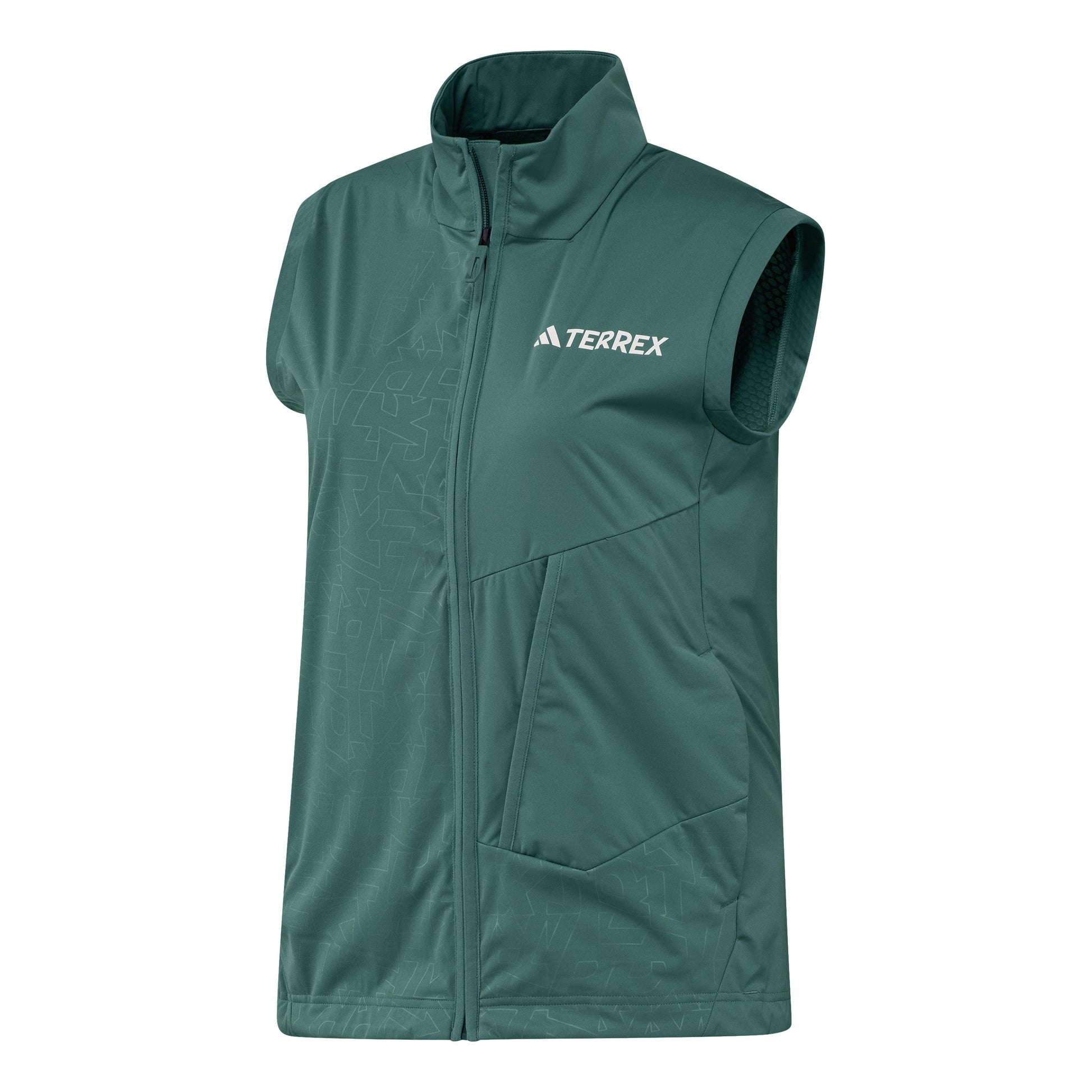 adidas Terrex XPR Softshell Running vests Women-green