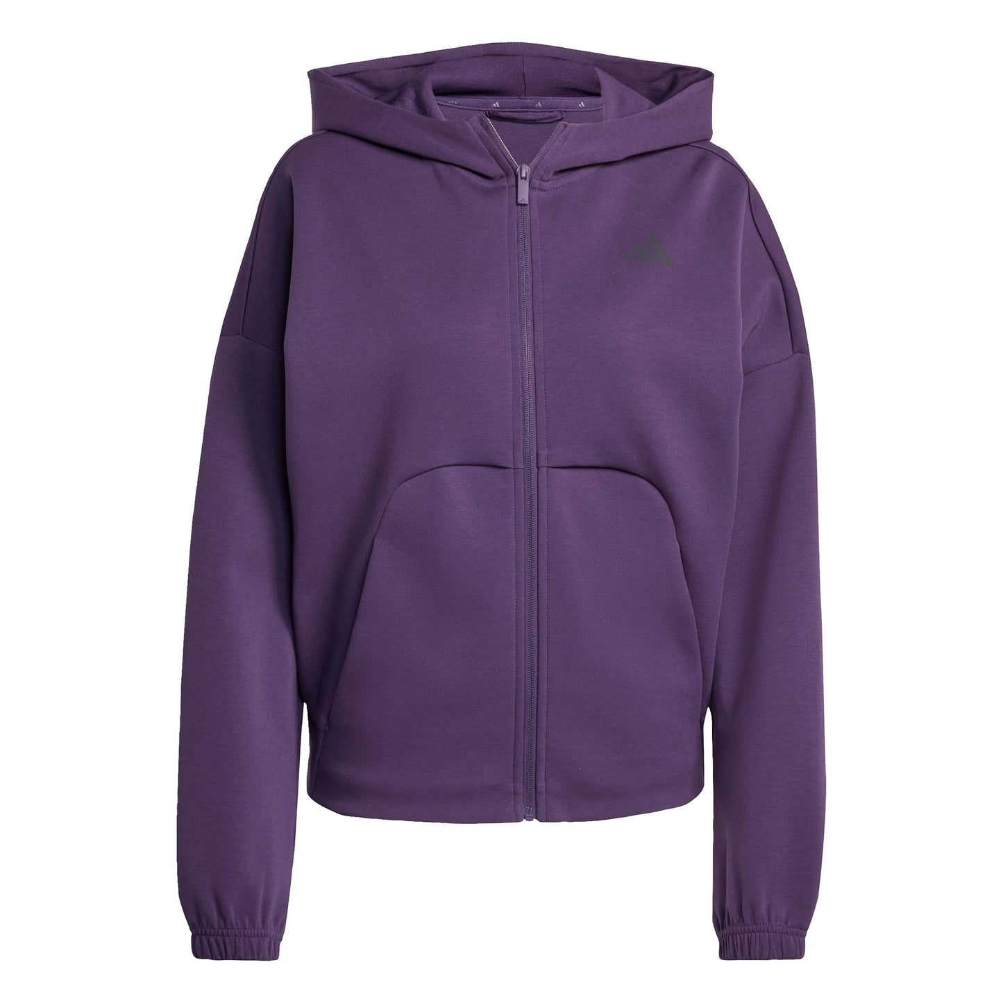 adidas Fit SL Full-Zip Zip Hoodie Women-violet