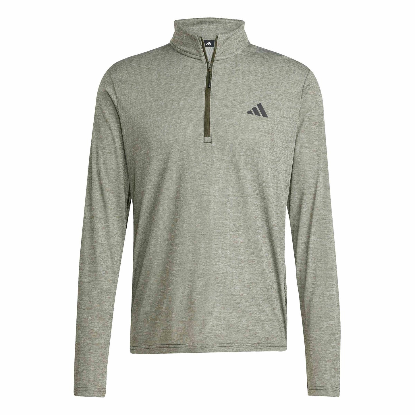 adidas Essentials 1/4 Zip Long sleeve - dark green