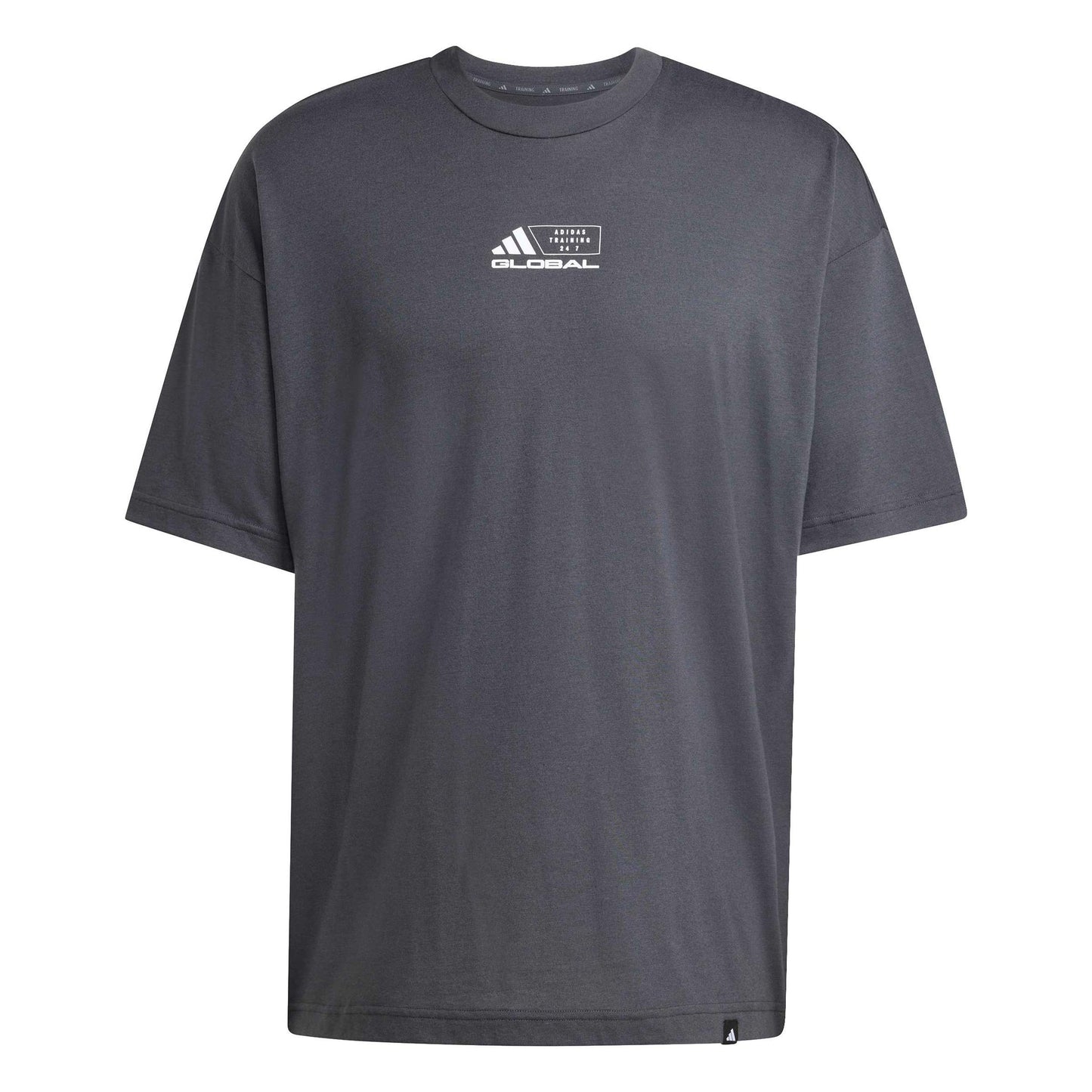 adidas GFX Glob T-Shirt Men-dark grey