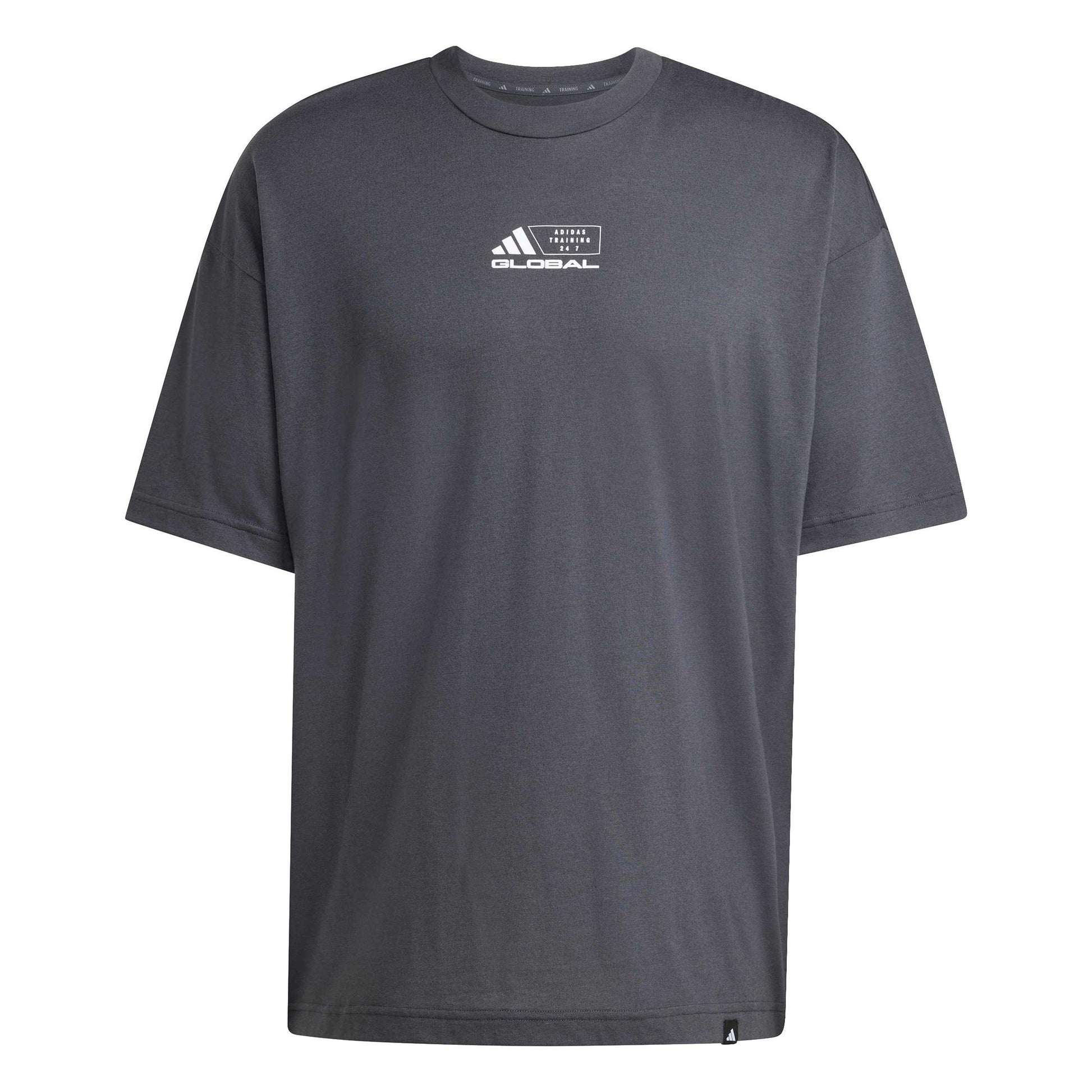 adidas GFX Glob T-Shirt Men-dark grey