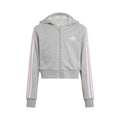 Essentials Crop Sweatjacke Kinder-Grau