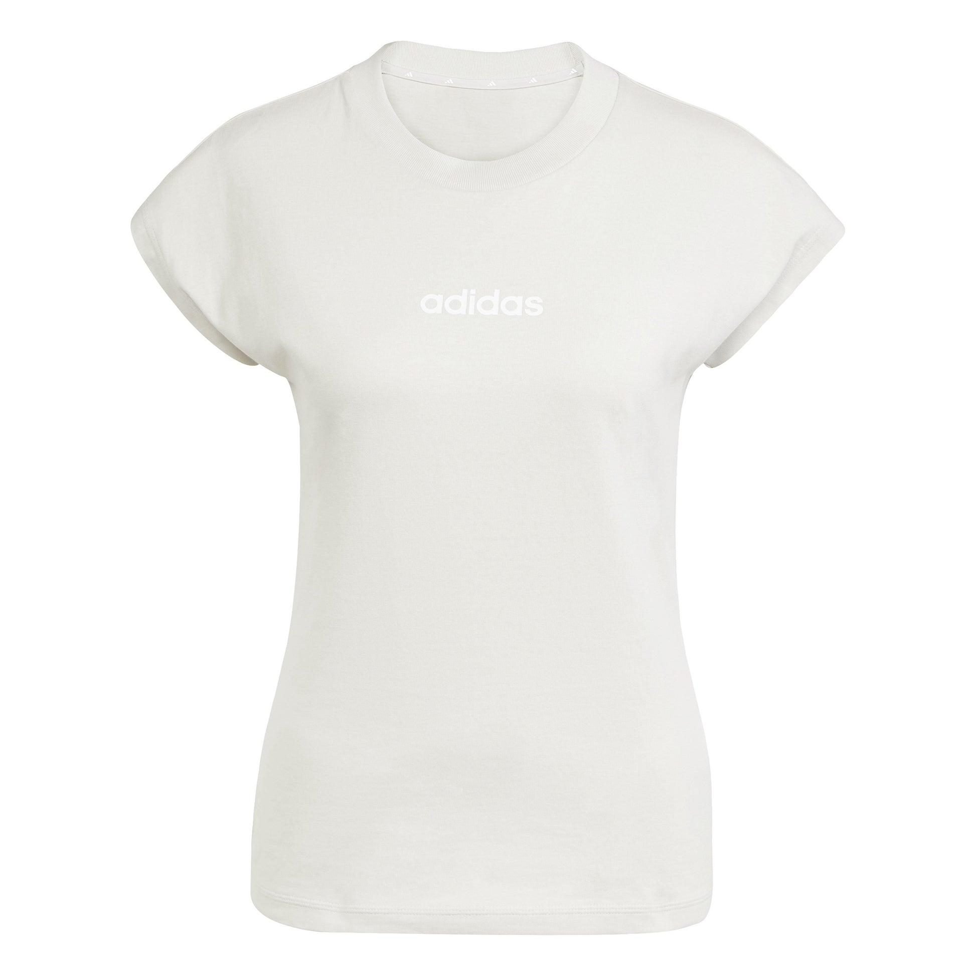 adidas Essentials Linear T-Shirt Damen - grau,