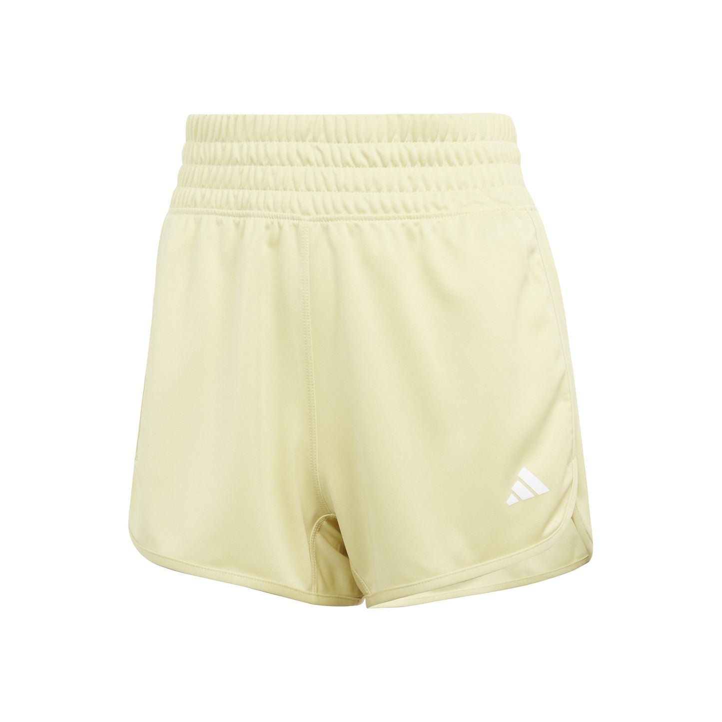 adidas Pacer Knit High 3in Shorts Women-Yellow